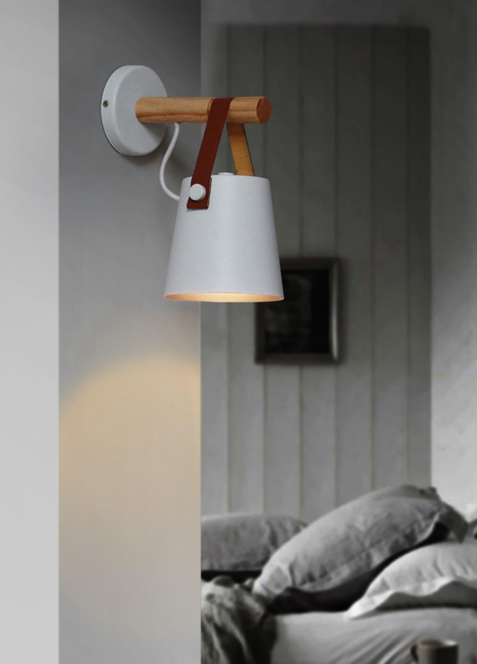 Wooden Conical Wall Light - Blowlighting