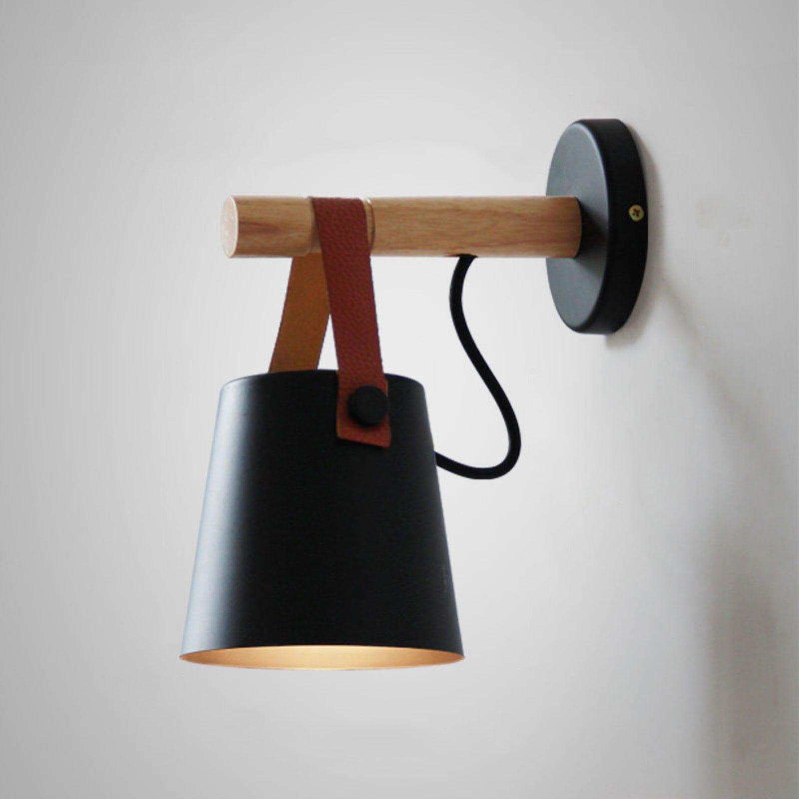 Wooden Conical Wall Light - Blowlighting