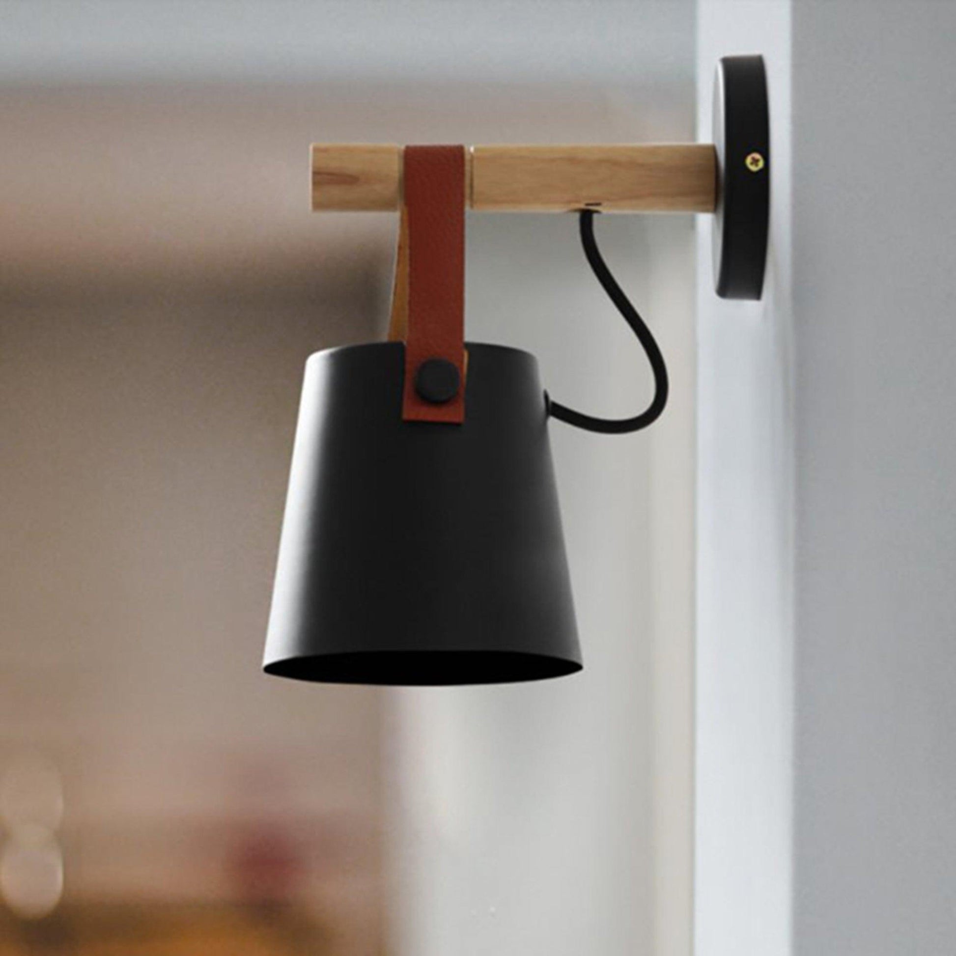 Wooden Conical Wall Light - Blowlighting