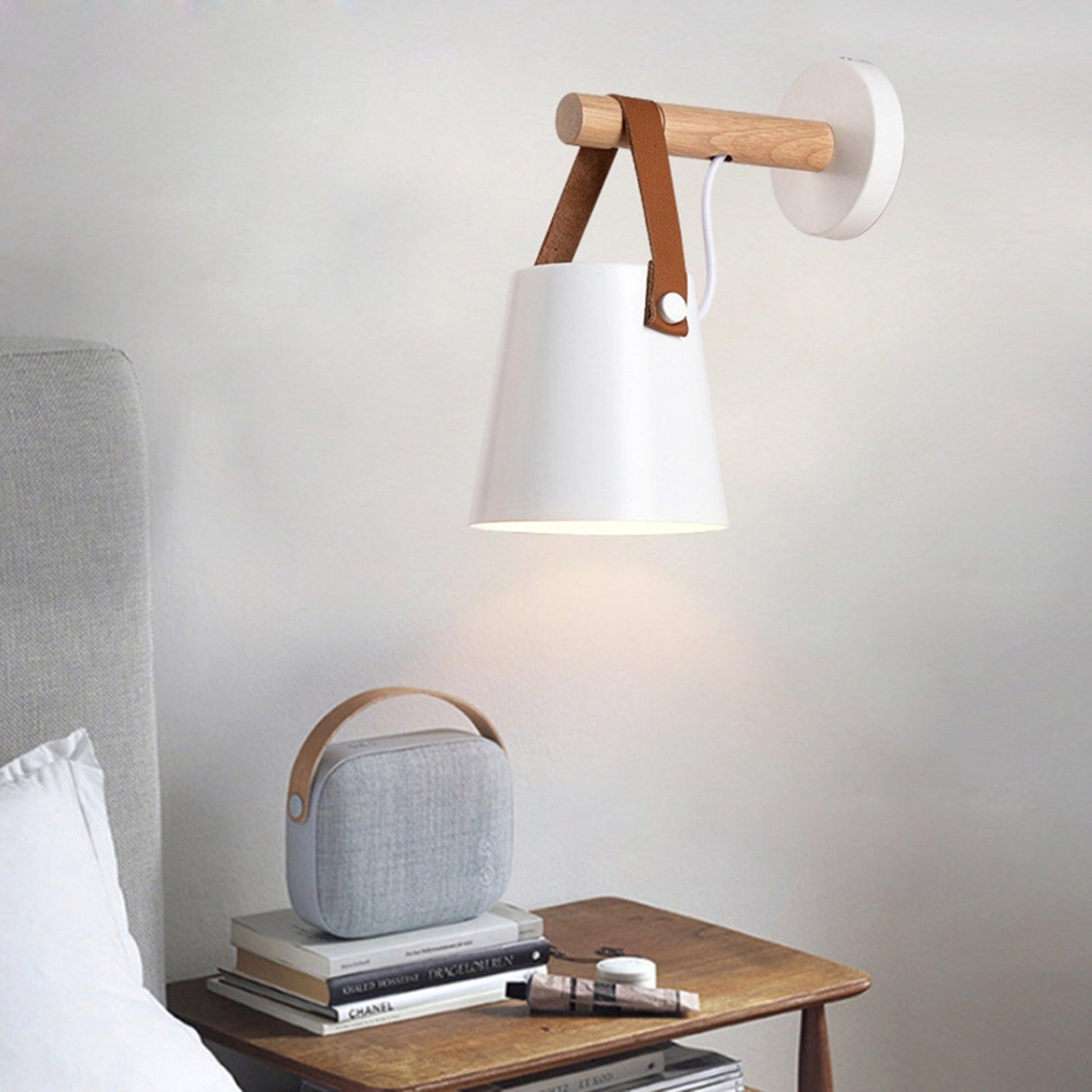 Wooden Conical Wall Light - Blowlighting