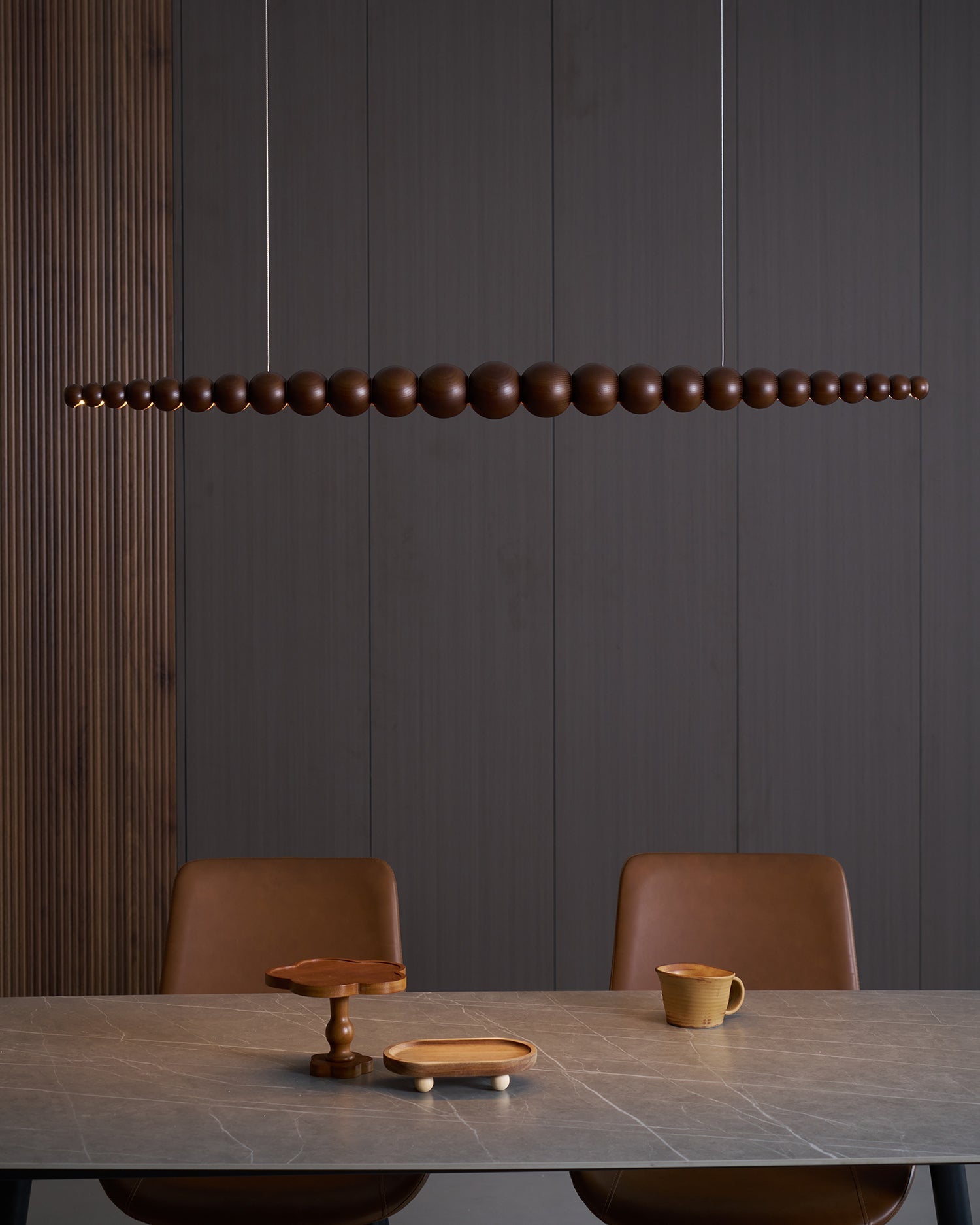 Woodline Orb Pendant Light - Blowlighting