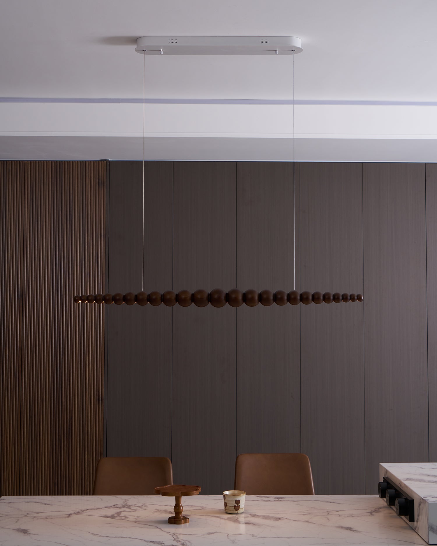Woodline Orb Pendant Light - Blowlighting