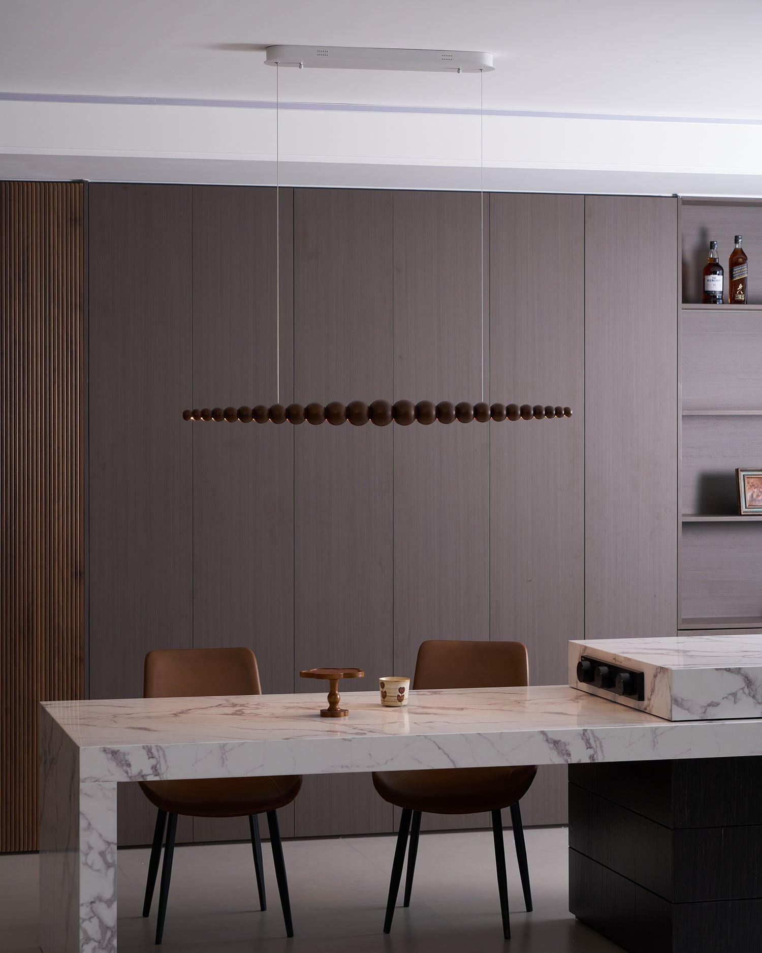 Woodline Orb Pendant Light - Blowlighting