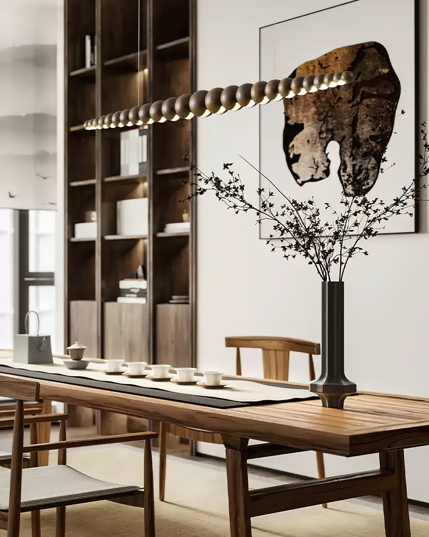 Woodline Orb Pendant Light - Blowlighting