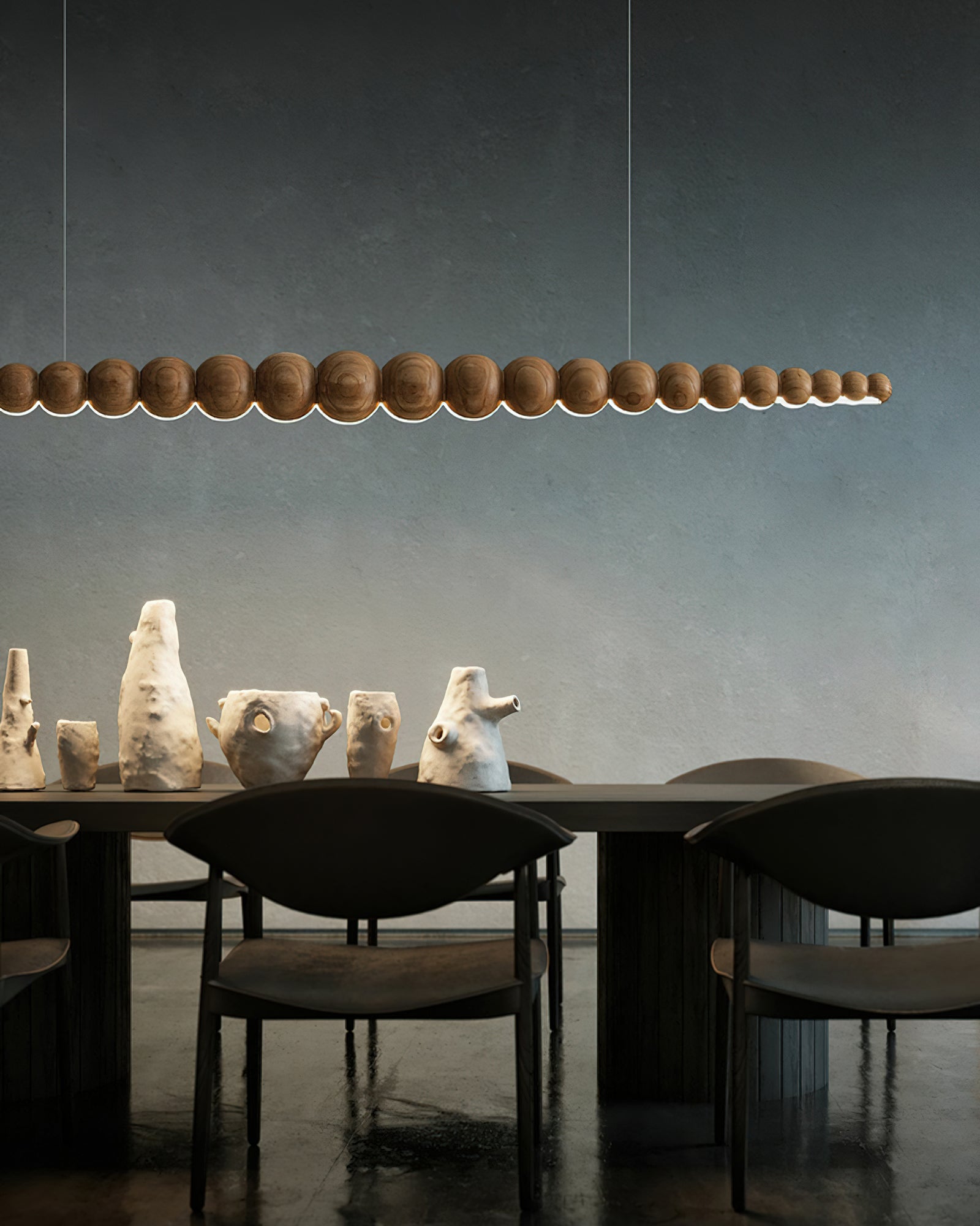 Woodline Orb Pendant Light - Blowlighting