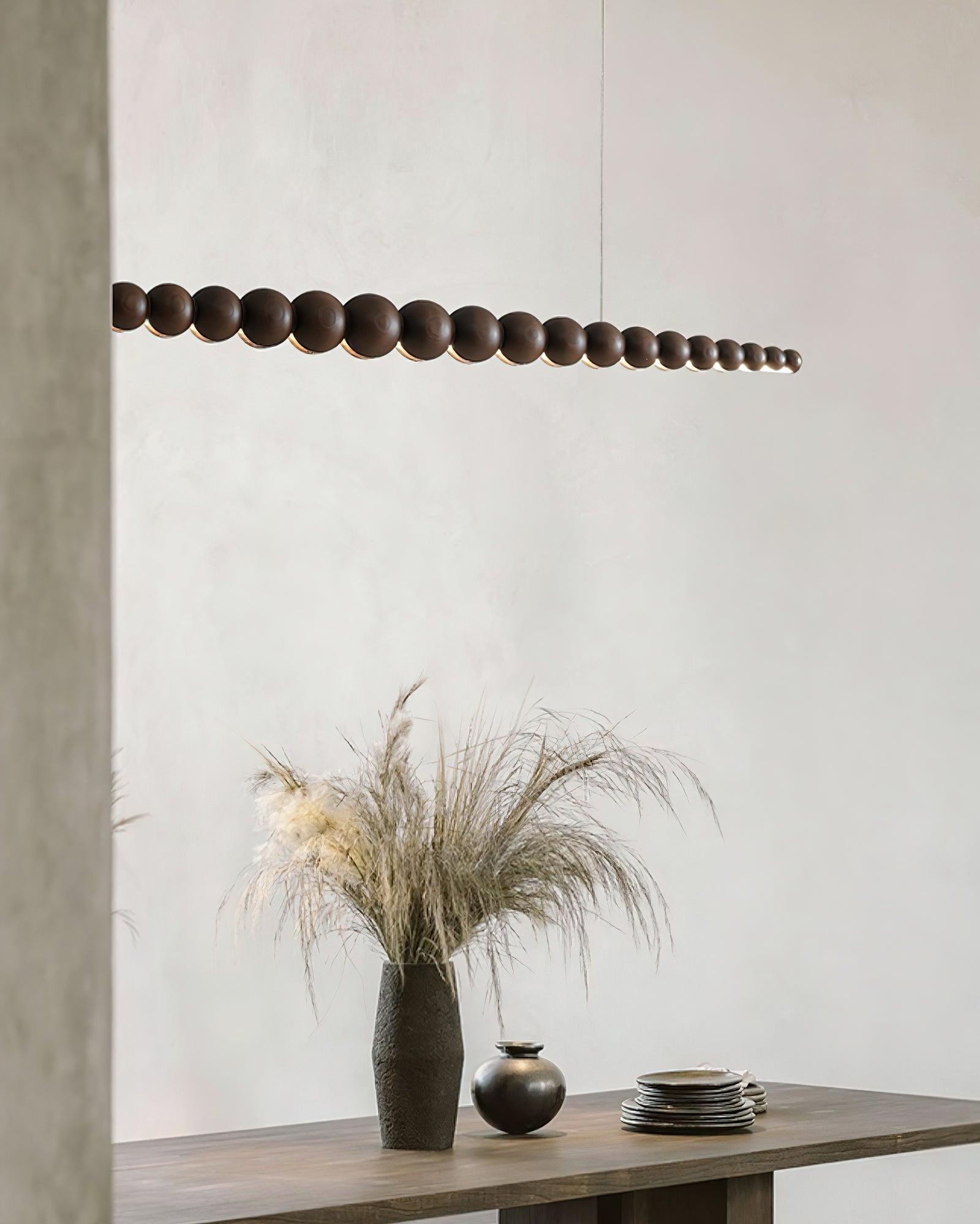 Woodline Orb Pendant Light - Blowlighting