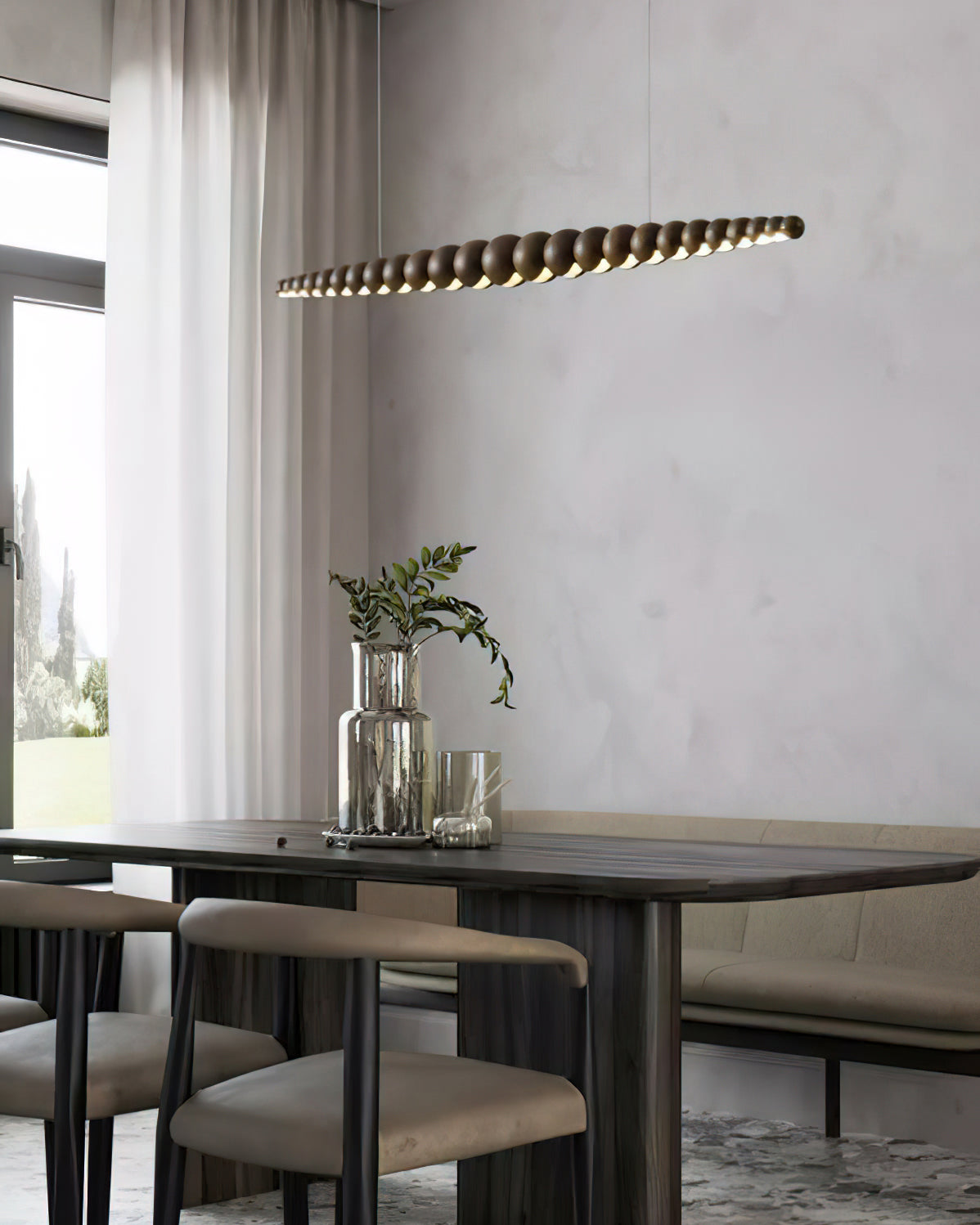 Woodline Orb Pendant Light - Blowlighting
