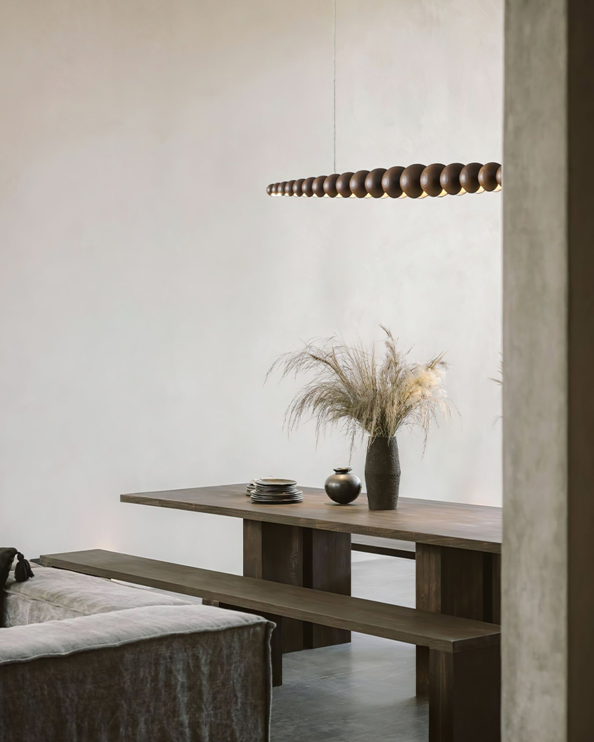 Woodline Orb Pendant Light - Blowlighting