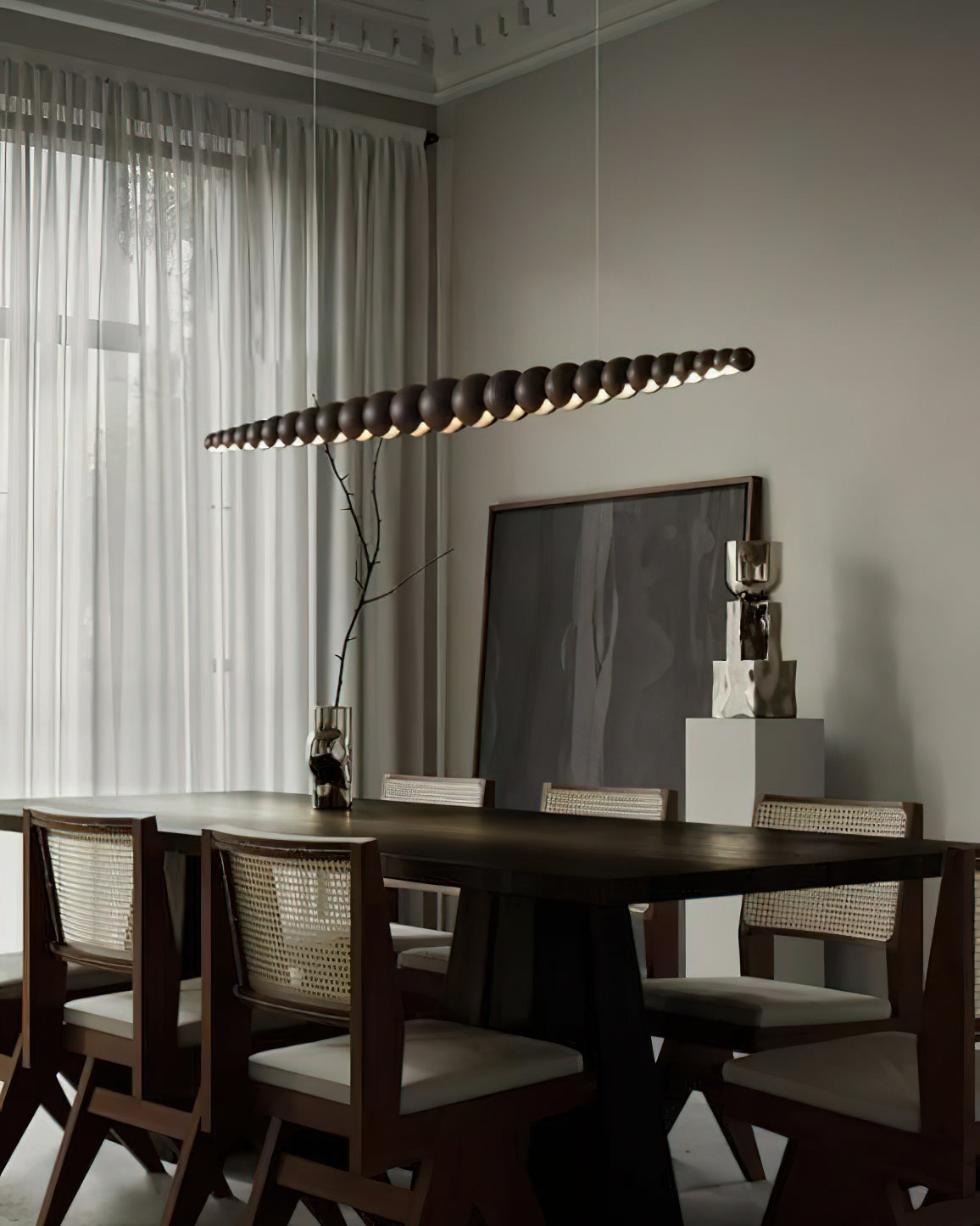 Woodline Orb Pendant Light - Blowlighting