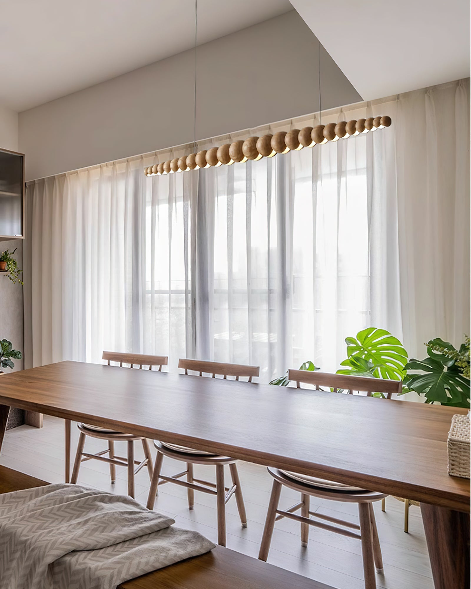 Woodline Orb Pendant Light - Blowlighting