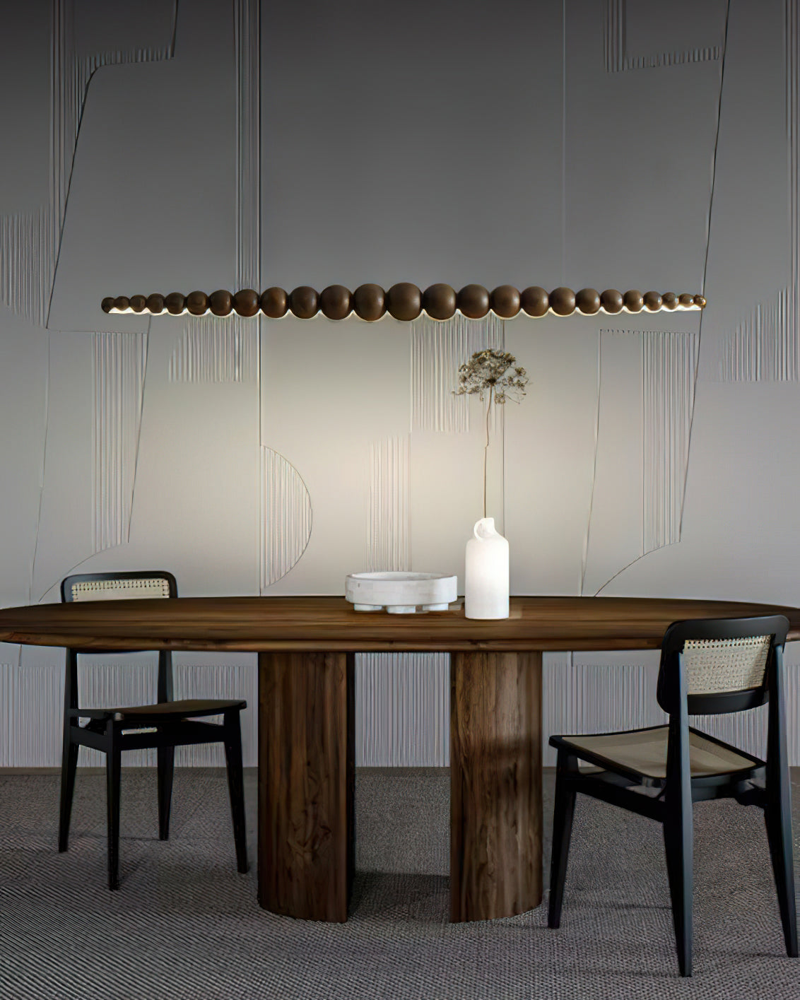 Woodline Orb Pendant Light - Blowlighting