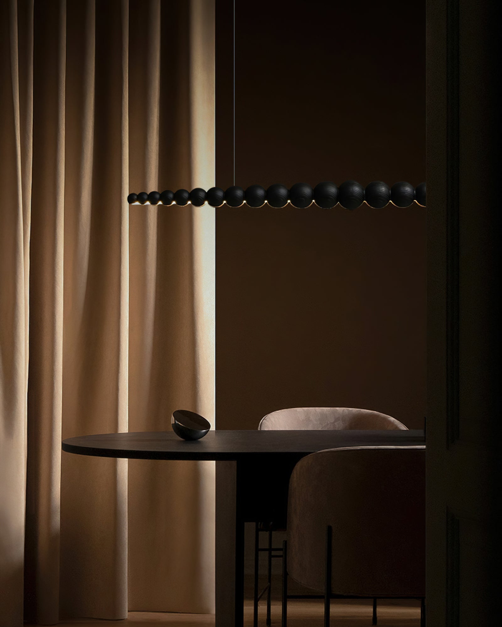 Woodline Orb Pendant Light - Blowlighting