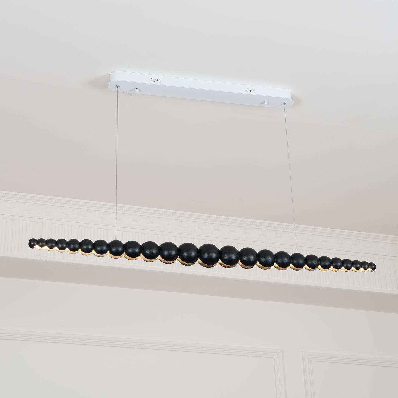 Woodline Orb Pendant Light - Blowlighting