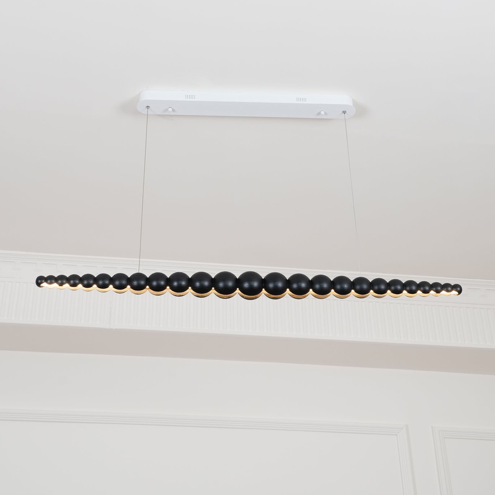 Woodline Orb Pendant Light - Blowlighting
