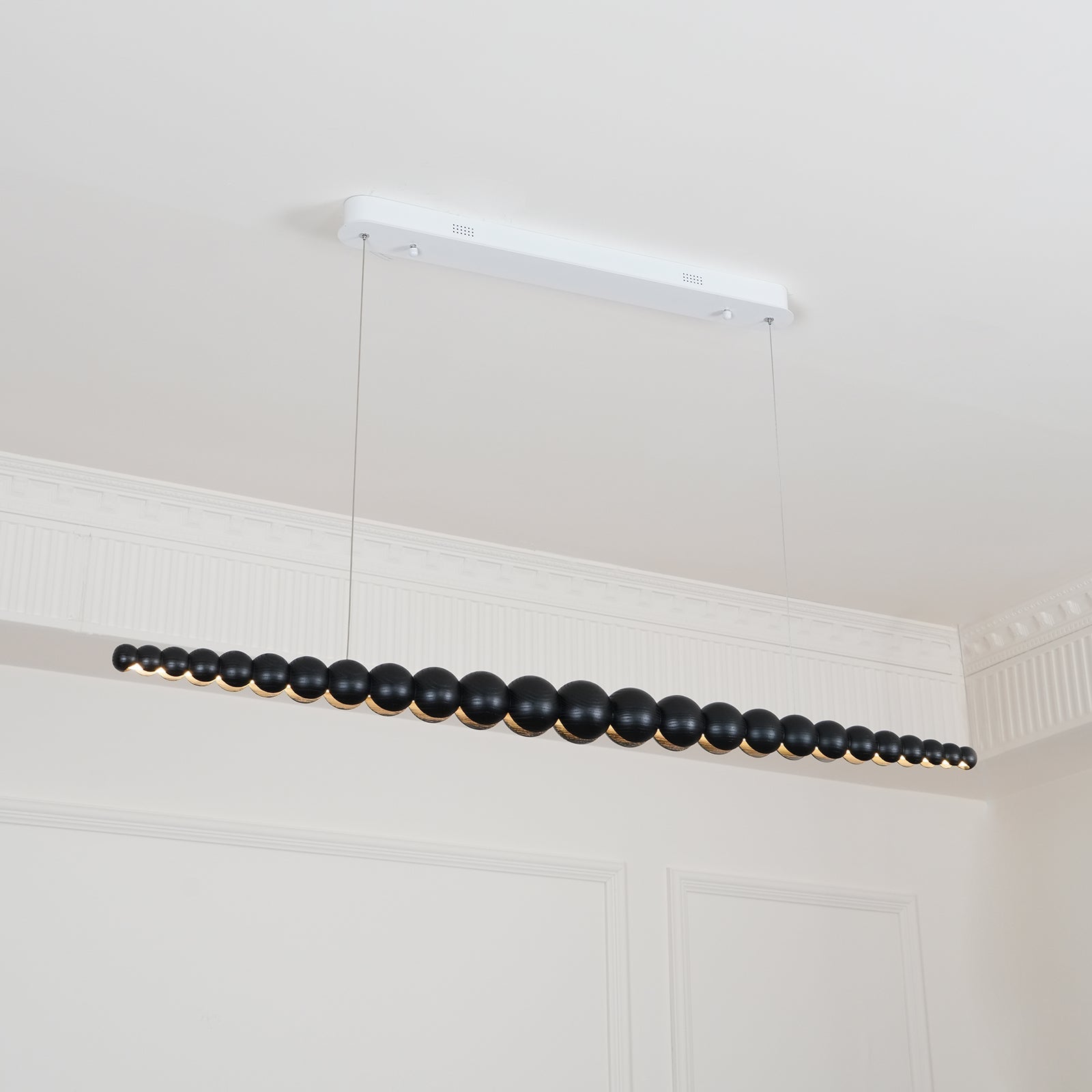 Woodline Orb Pendant Light - Blowlighting