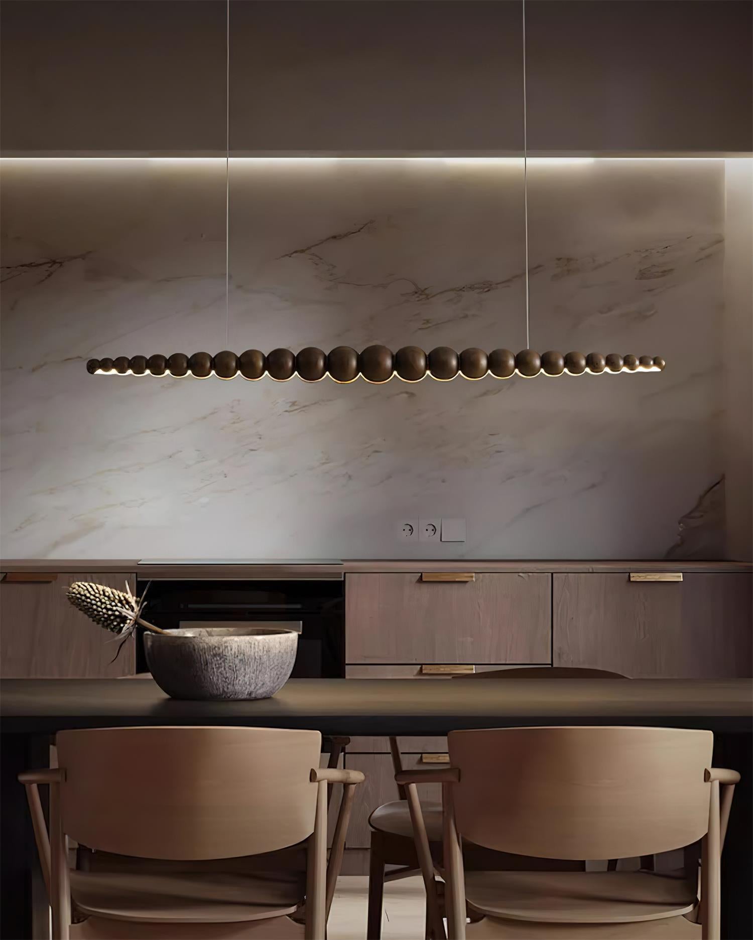 Woodline Orb Pendant Light - Blowlighting