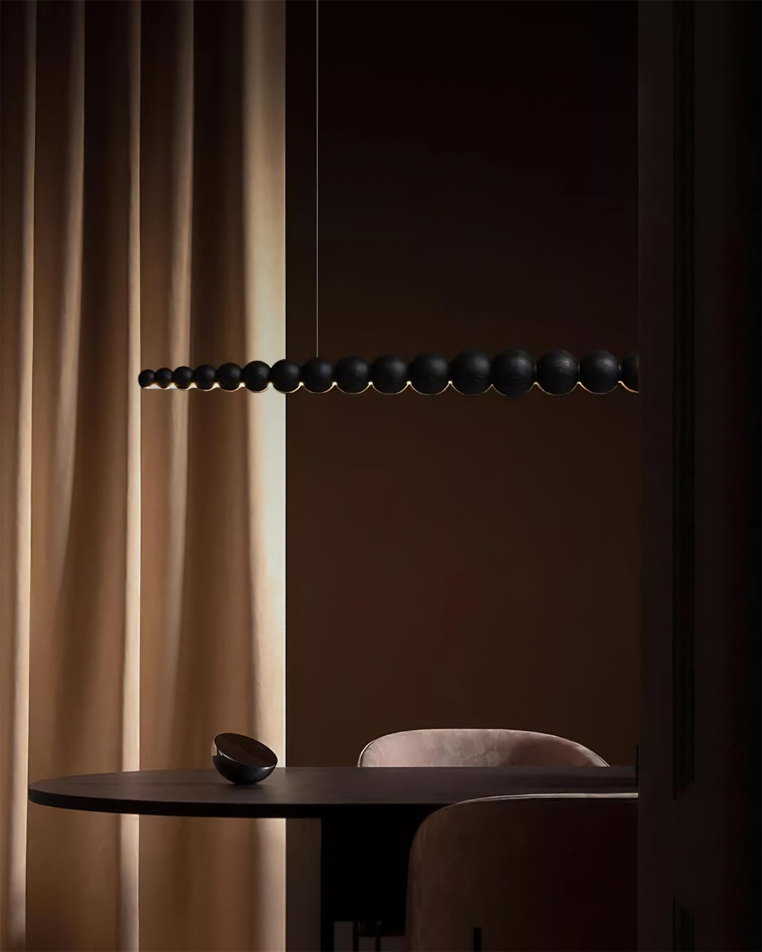 Woodline Orb Pendant Light - Blowlighting