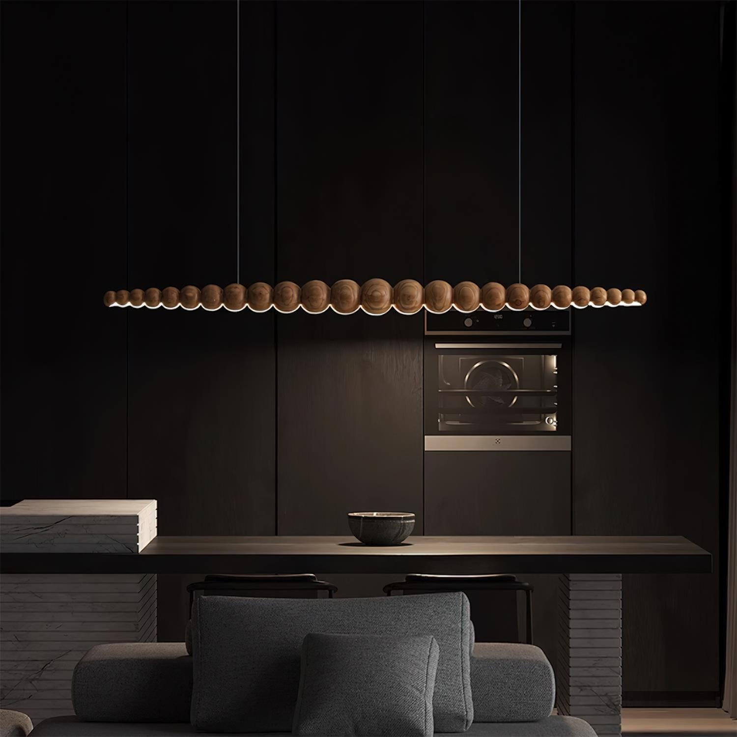 Woodline Orb Pendant Light - Blowlighting