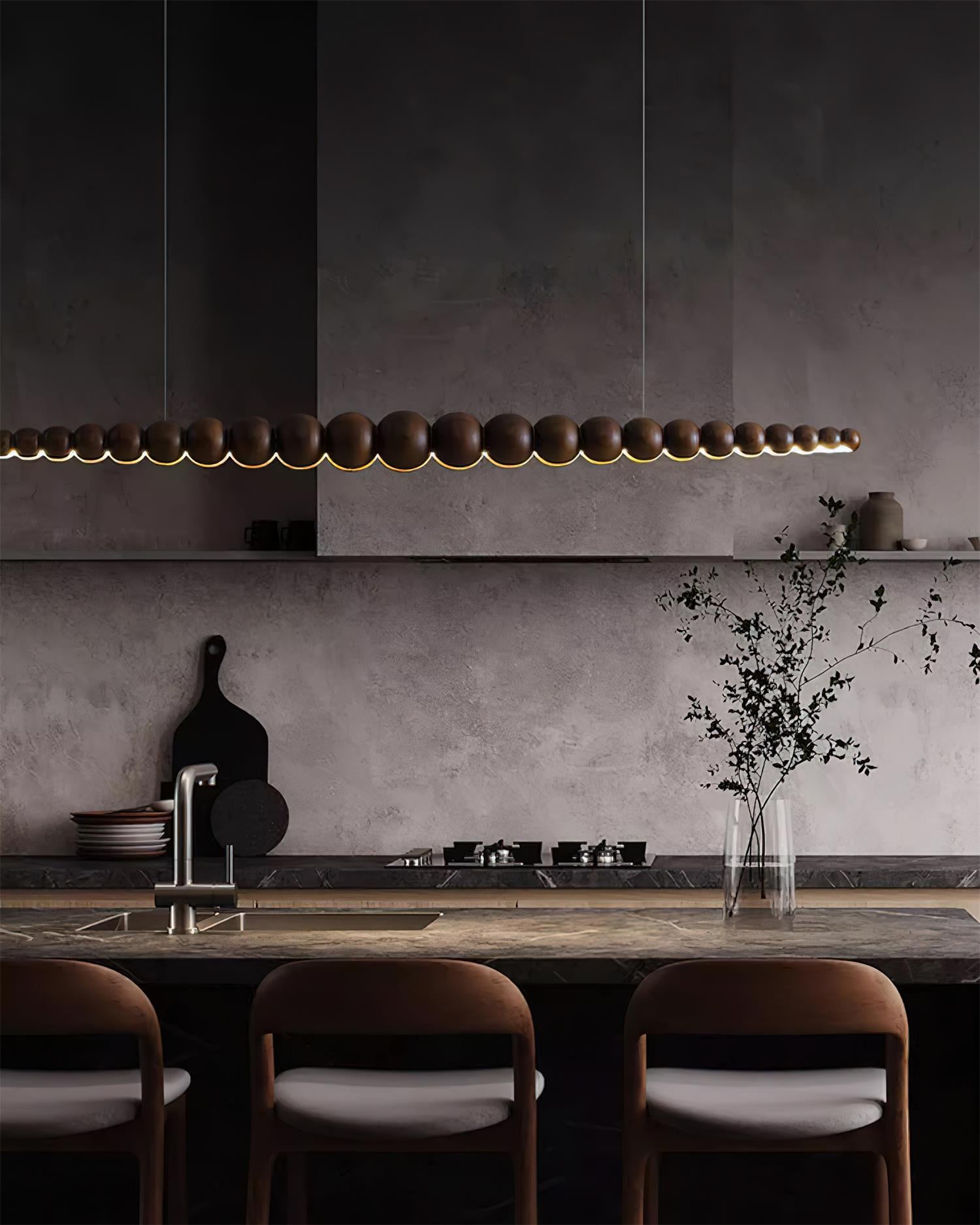 Woodline Orb Pendant Light - Blowlighting