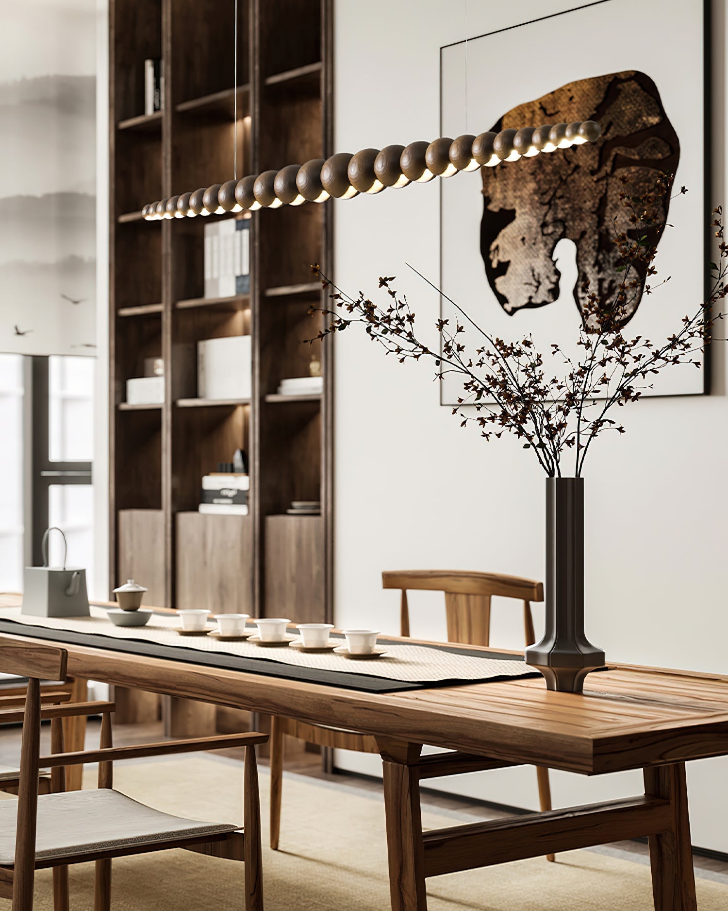 Woodline Orb Pendant Light - Blowlighting