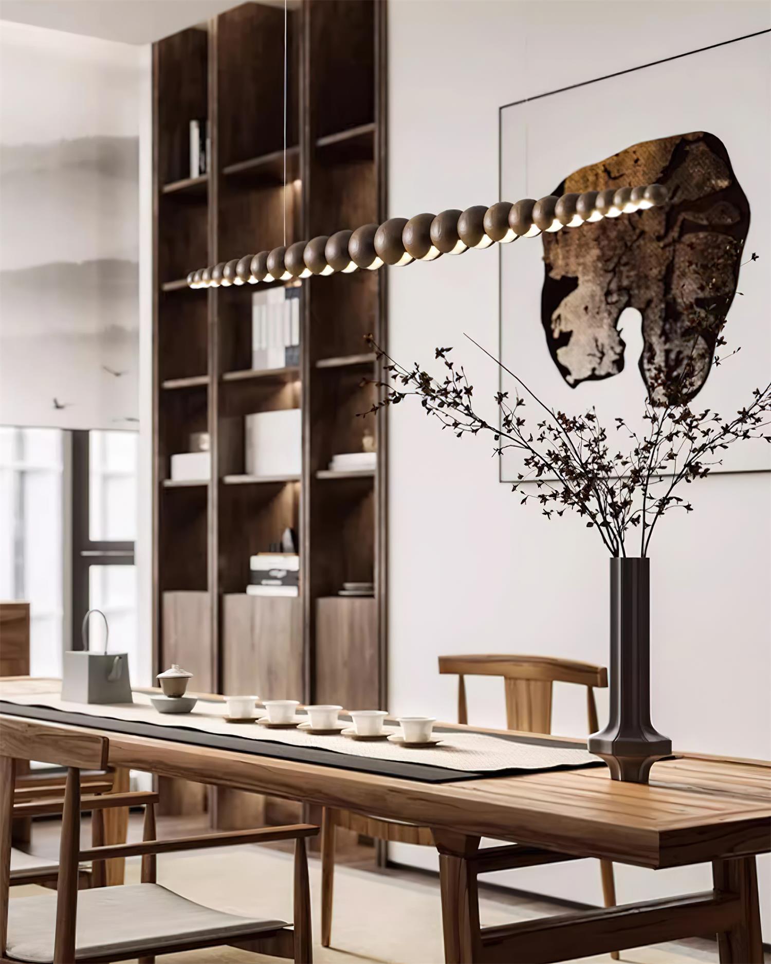 Woodline Orb Pendant Light - Blowlighting
