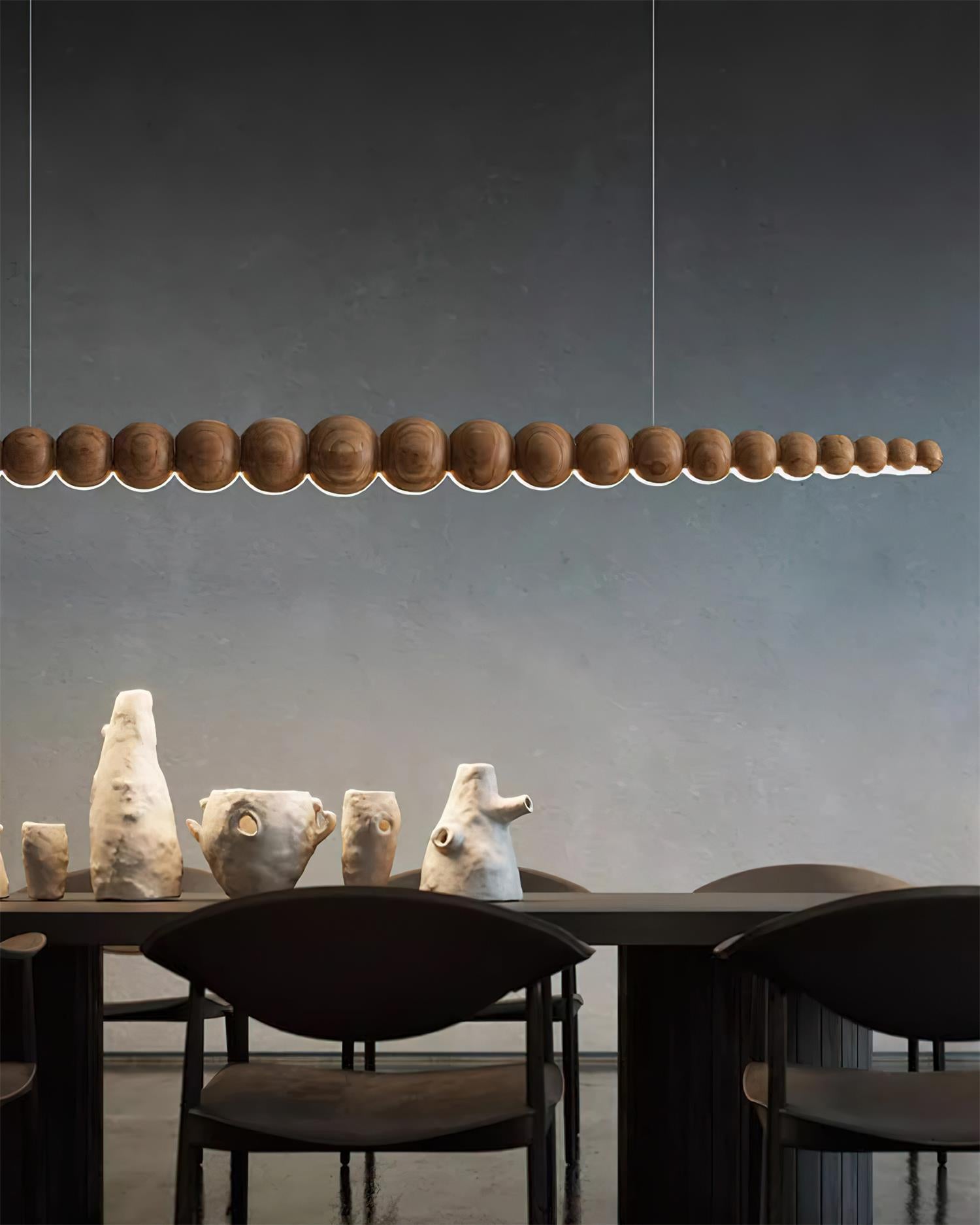 Woodline Orb Pendant Light - Blowlighting