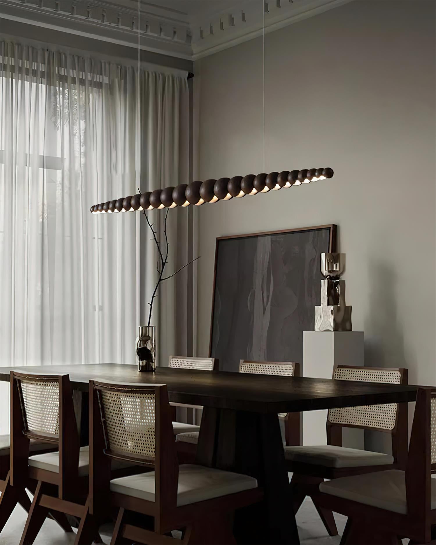 Woodline Orb Pendant Light - Blowlighting