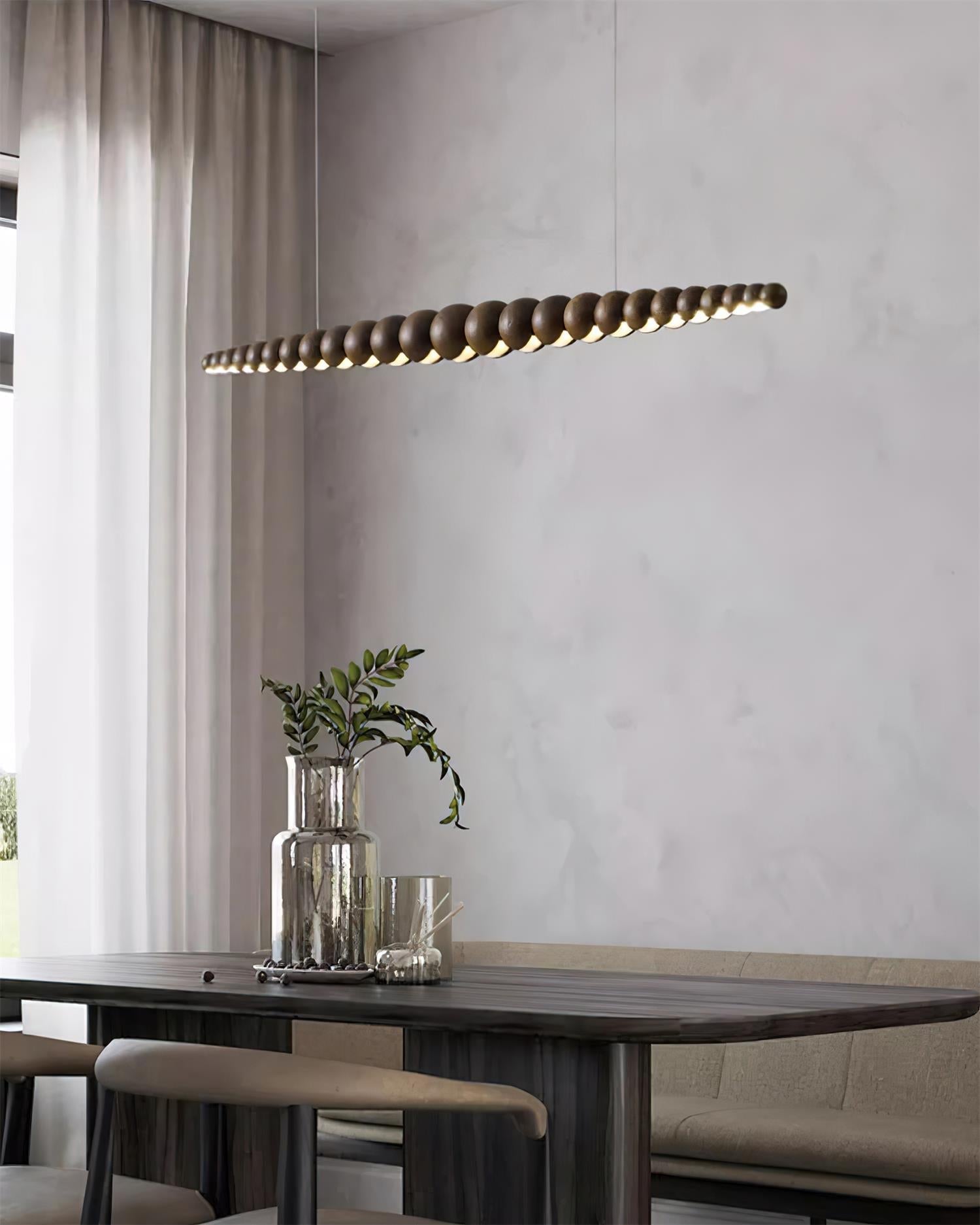 Woodline Orb Pendant Light - Blowlighting