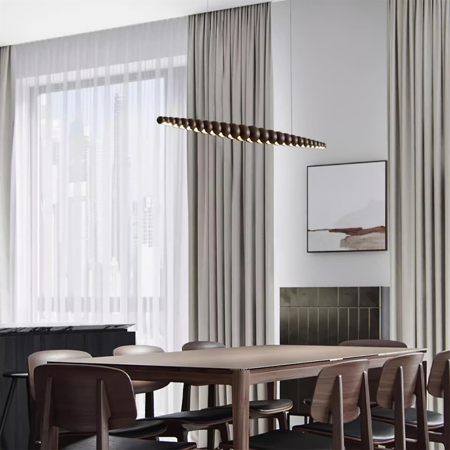 Woodline Orb Pendant Light - Blowlighting