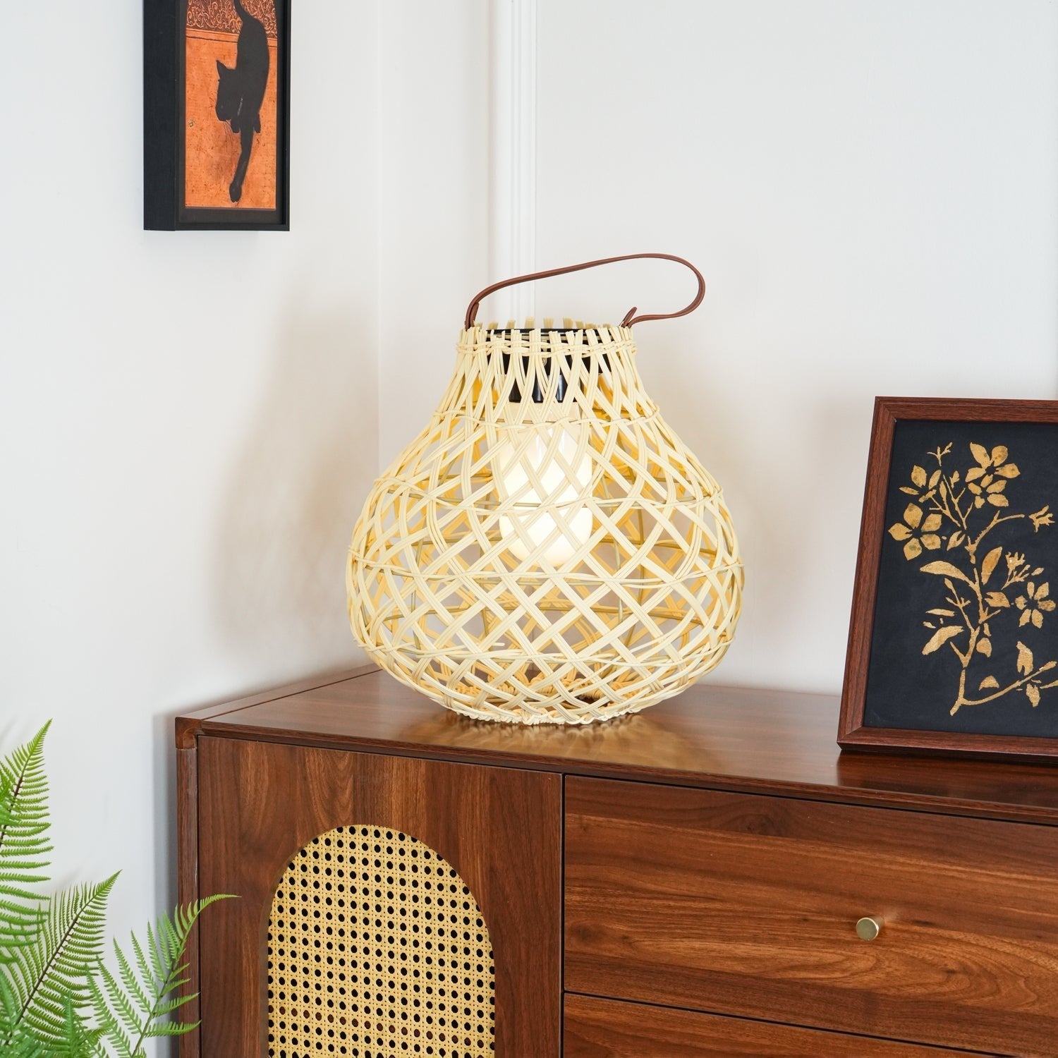 Woven Sphere Lantern Outdoor Lamp - Blowlighting