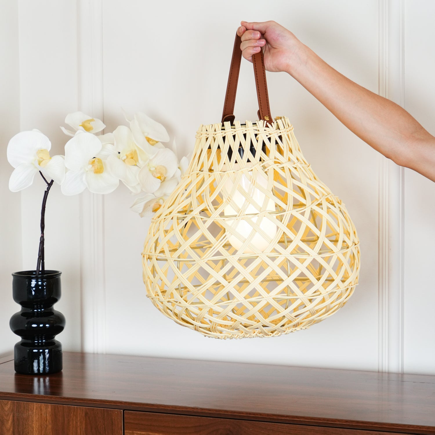 Woven Sphere Lantern Outdoor Lamp - Blowlighting