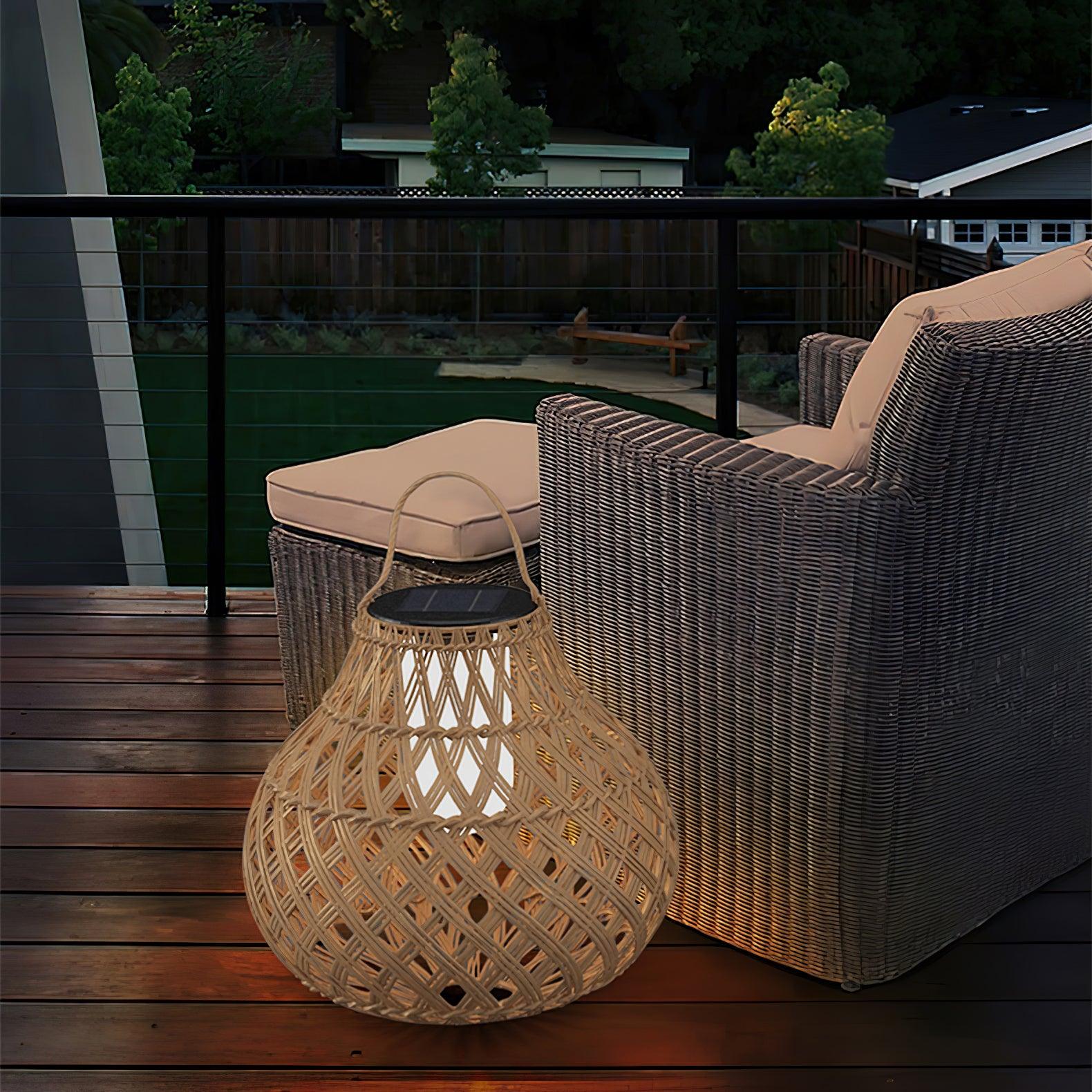 Woven Sphere Lantern Outdoor Lamp - Blowlighting