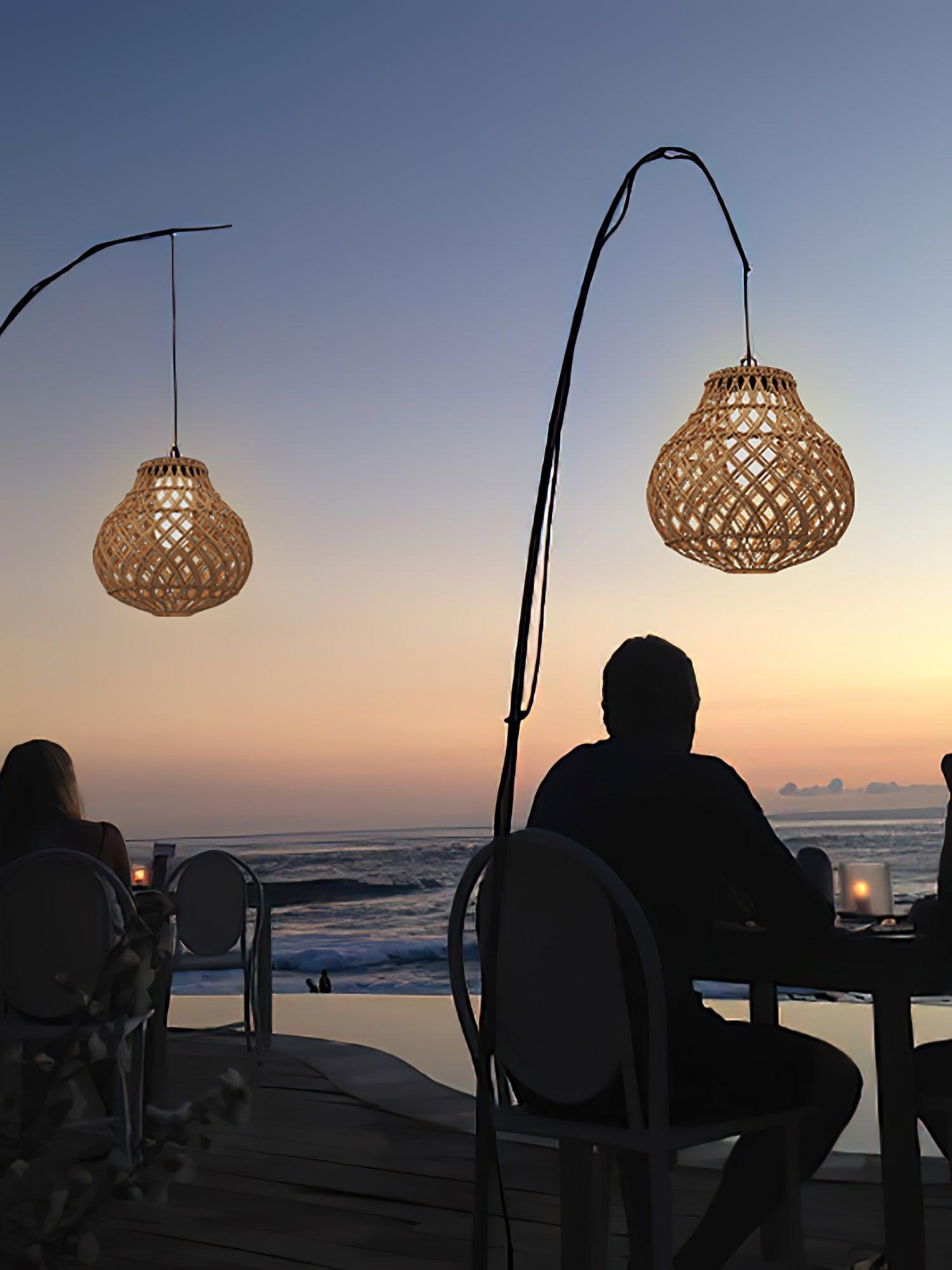 Woven Sphere Lantern Outdoor Lamp - Blowlighting