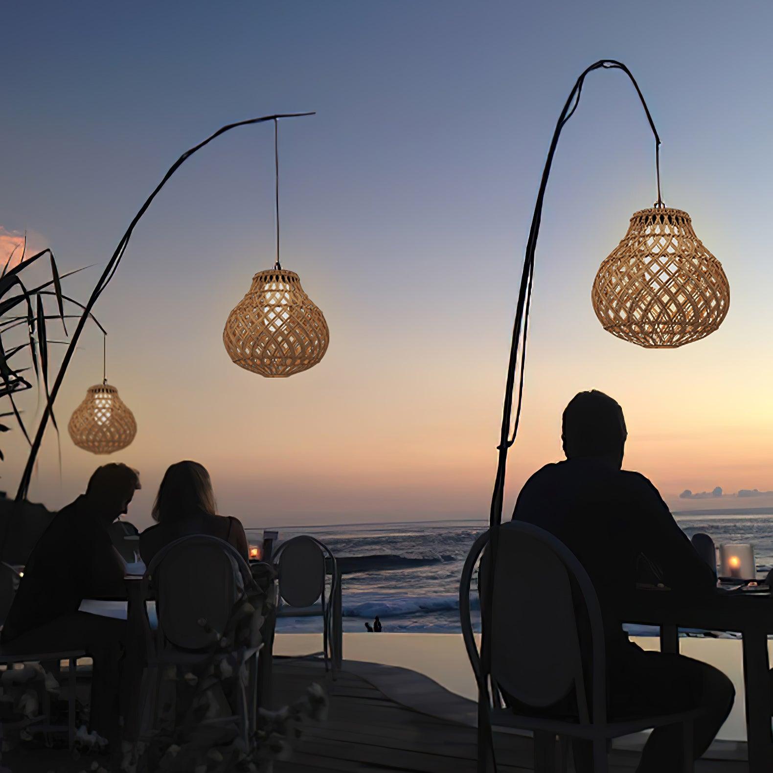 Woven Sphere Lantern Outdoor Lamp - Blowlighting