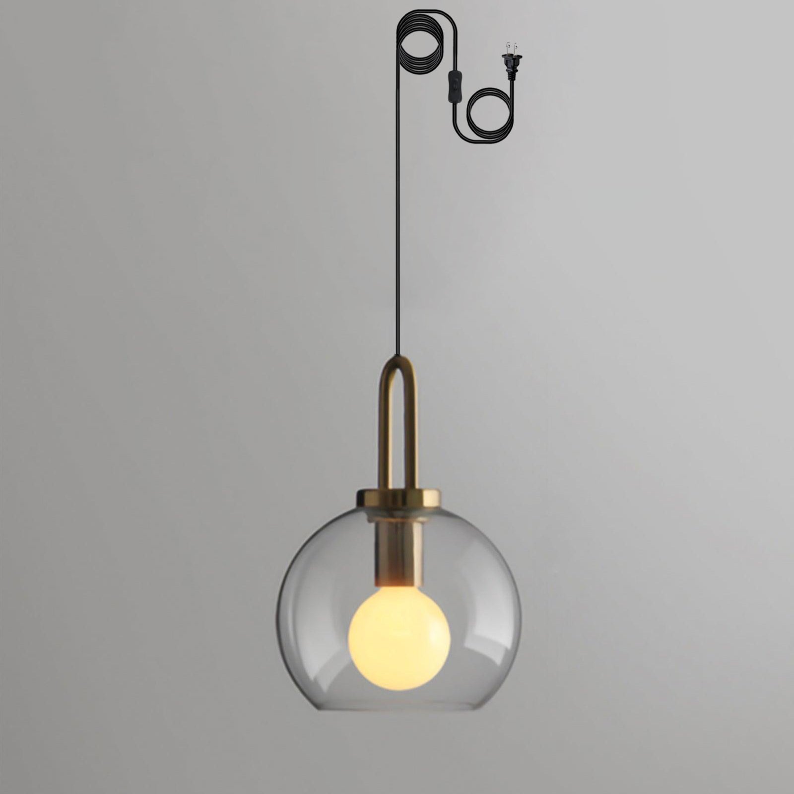 Glass Pendant Swag Light - Blowlighting