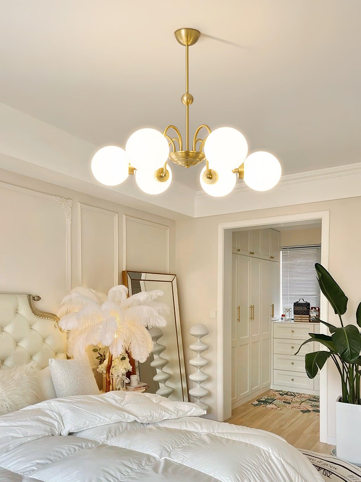 Aurora Luxe Glass Chandelier - Blowlighting