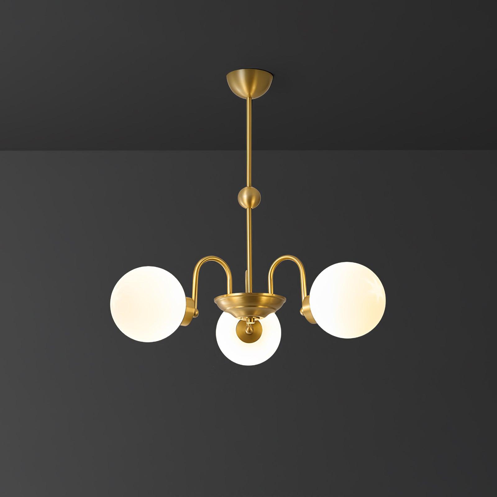 Aurora Luxe Glass Chandelier - Blowlighting