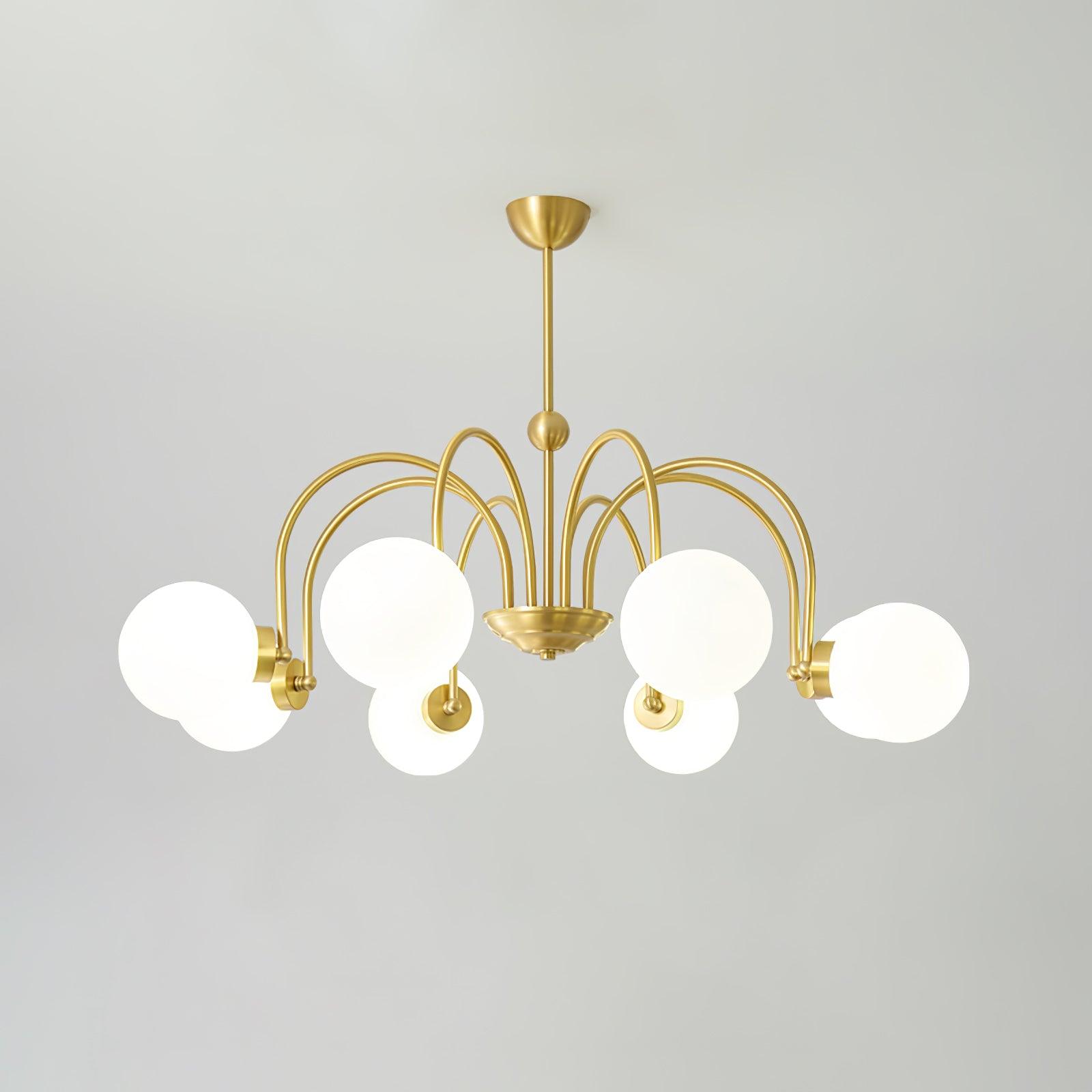 Aurora Luxe Glass Chandelier - Blowlighting