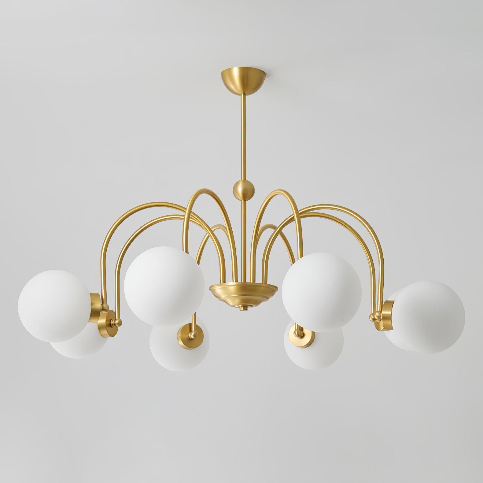 Aurora Luxe Glass Chandelier - Blowlighting