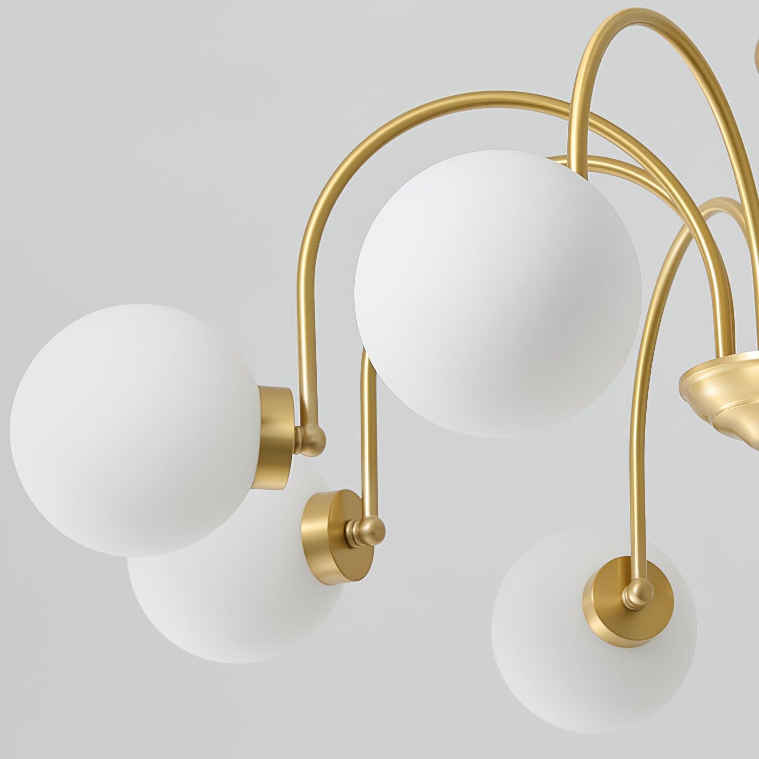 Aurora Luxe Glass Chandelier - Blowlighting