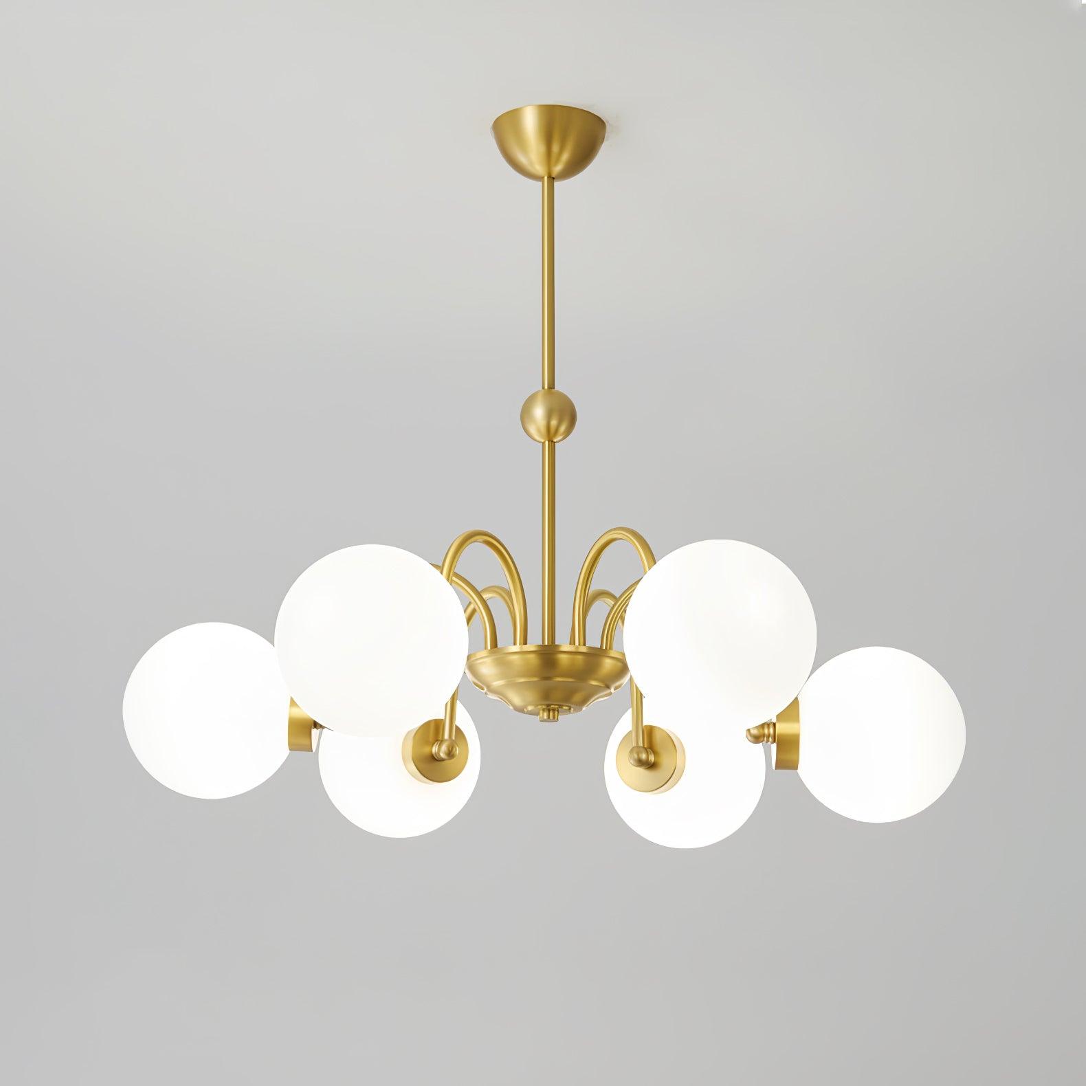 Aurora Luxe Glass Chandelier - Blowlighting