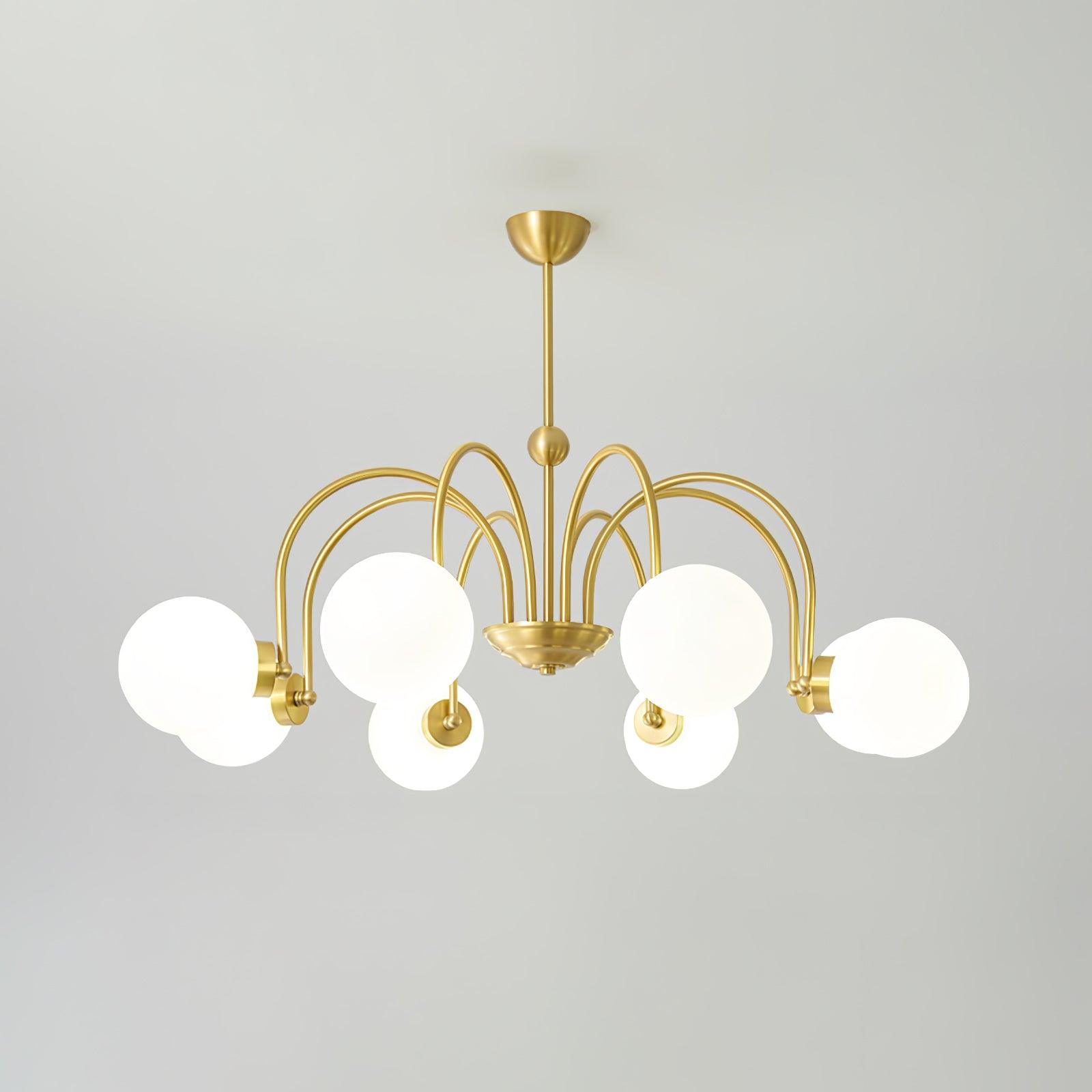 Aurora Luxe Glass Chandelier - Blowlighting