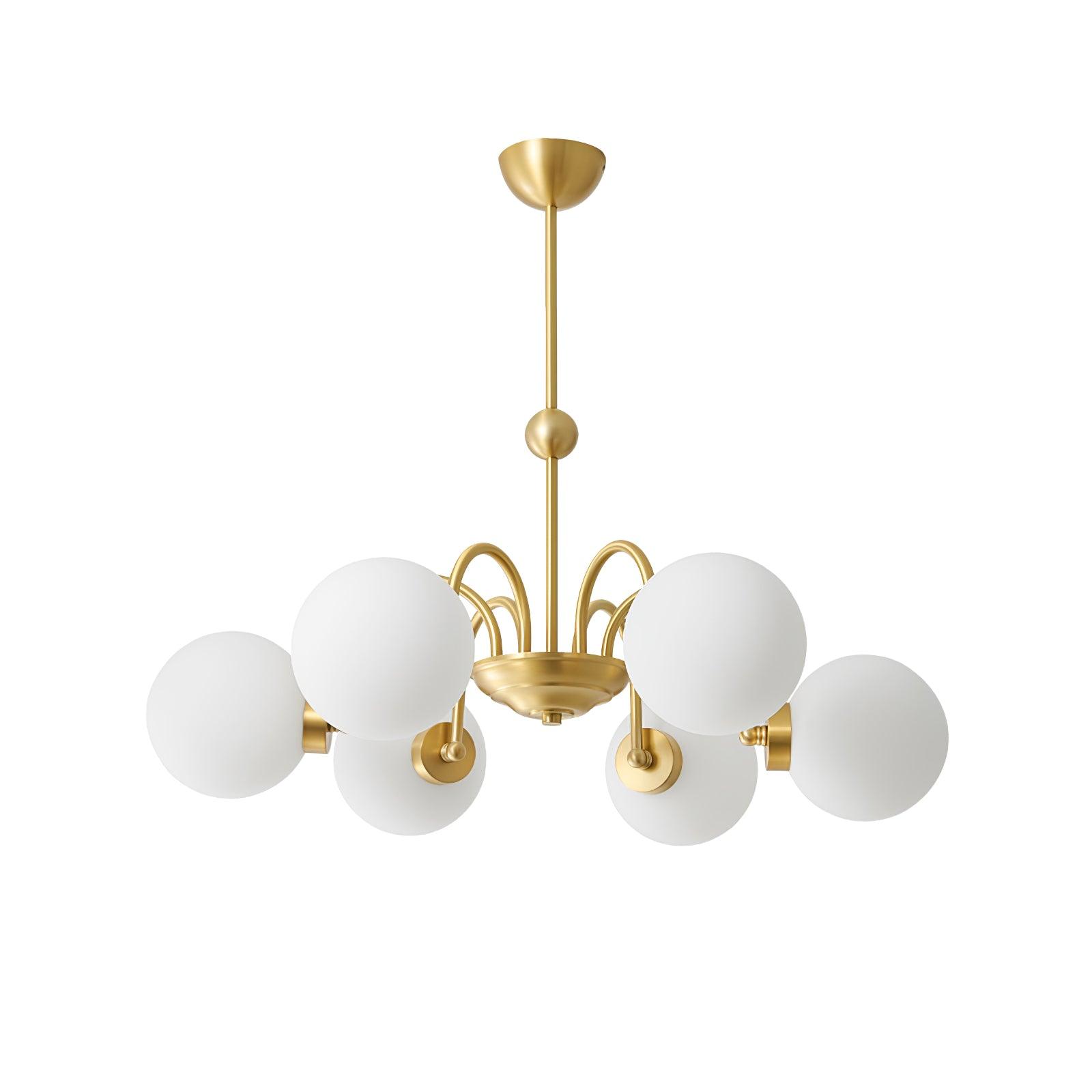 Aurora Luxe Glass Chandelier - Blowlighting