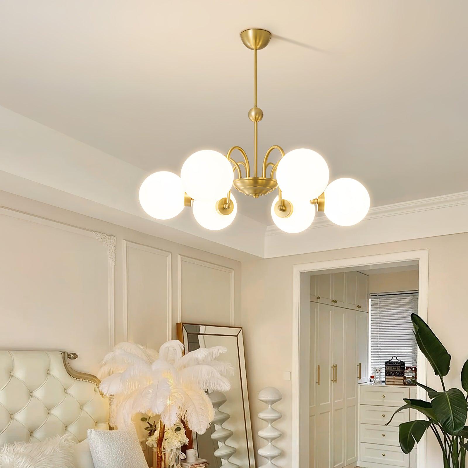 Aurora Luxe Glass Chandelier - Blowlighting