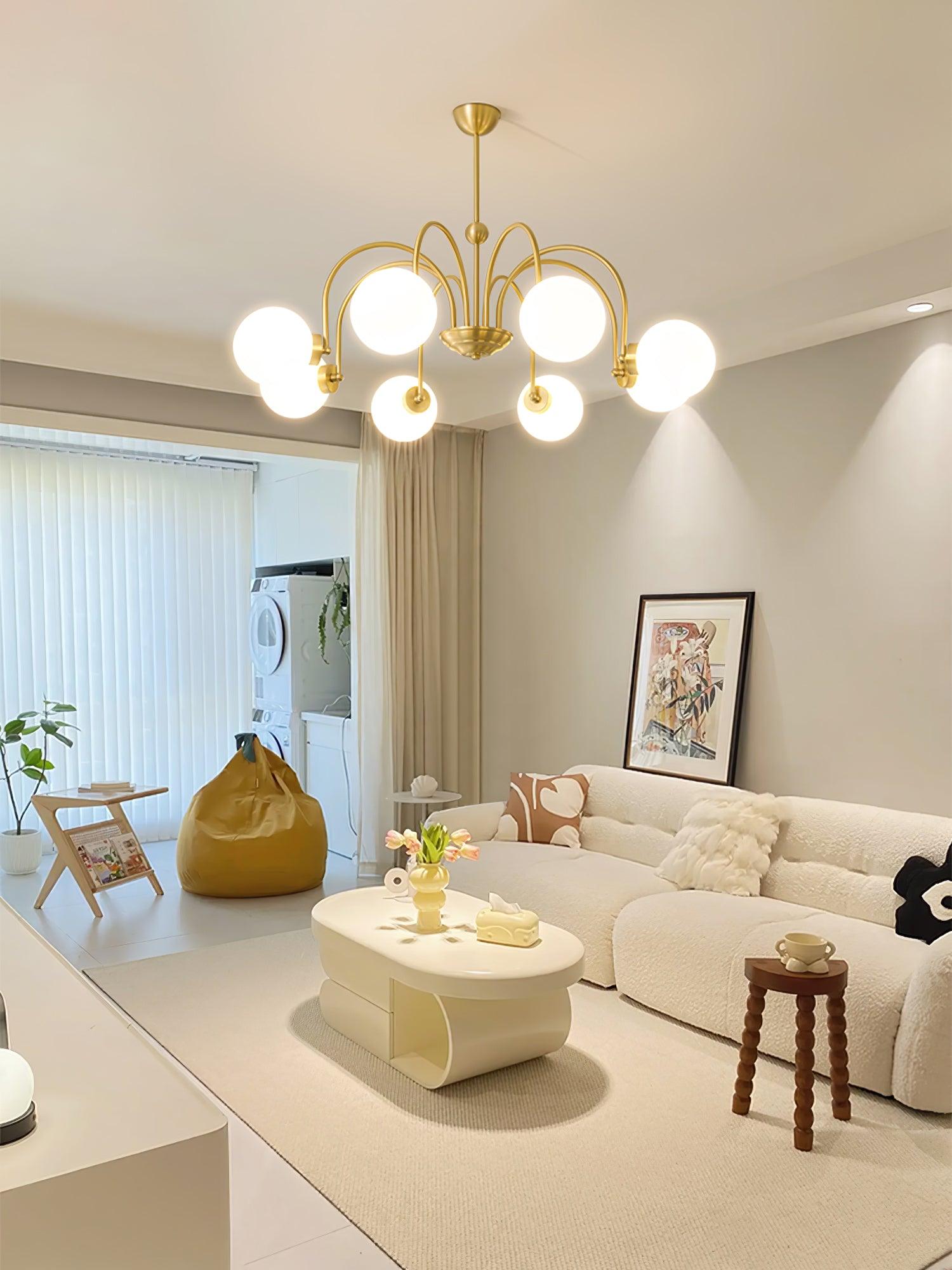 Aurora Luxe Glass Chandelier - Blowlighting