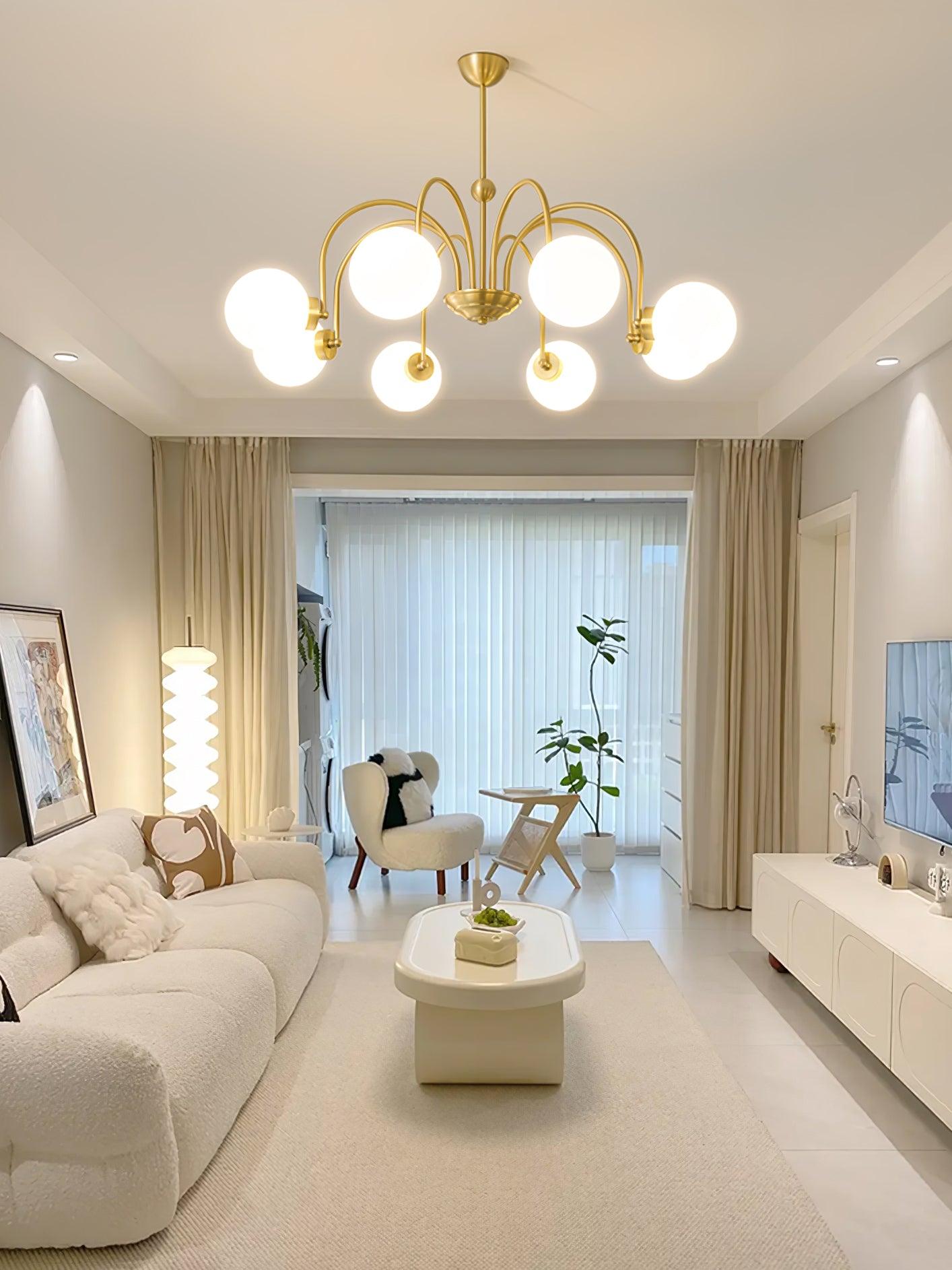 Aurora Luxe Glass Chandelier - Blowlighting
