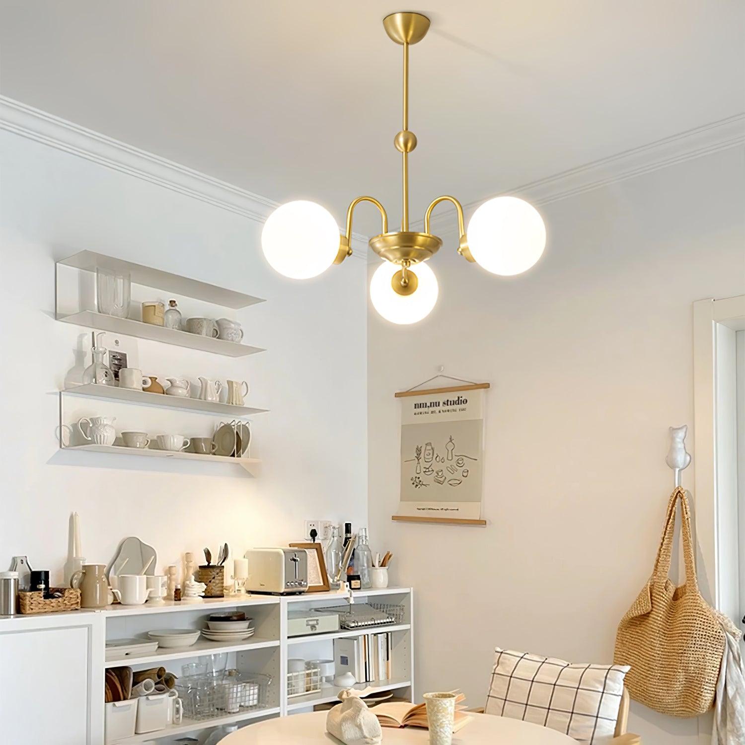 Aurora Luxe Glass Chandelier - Blowlighting