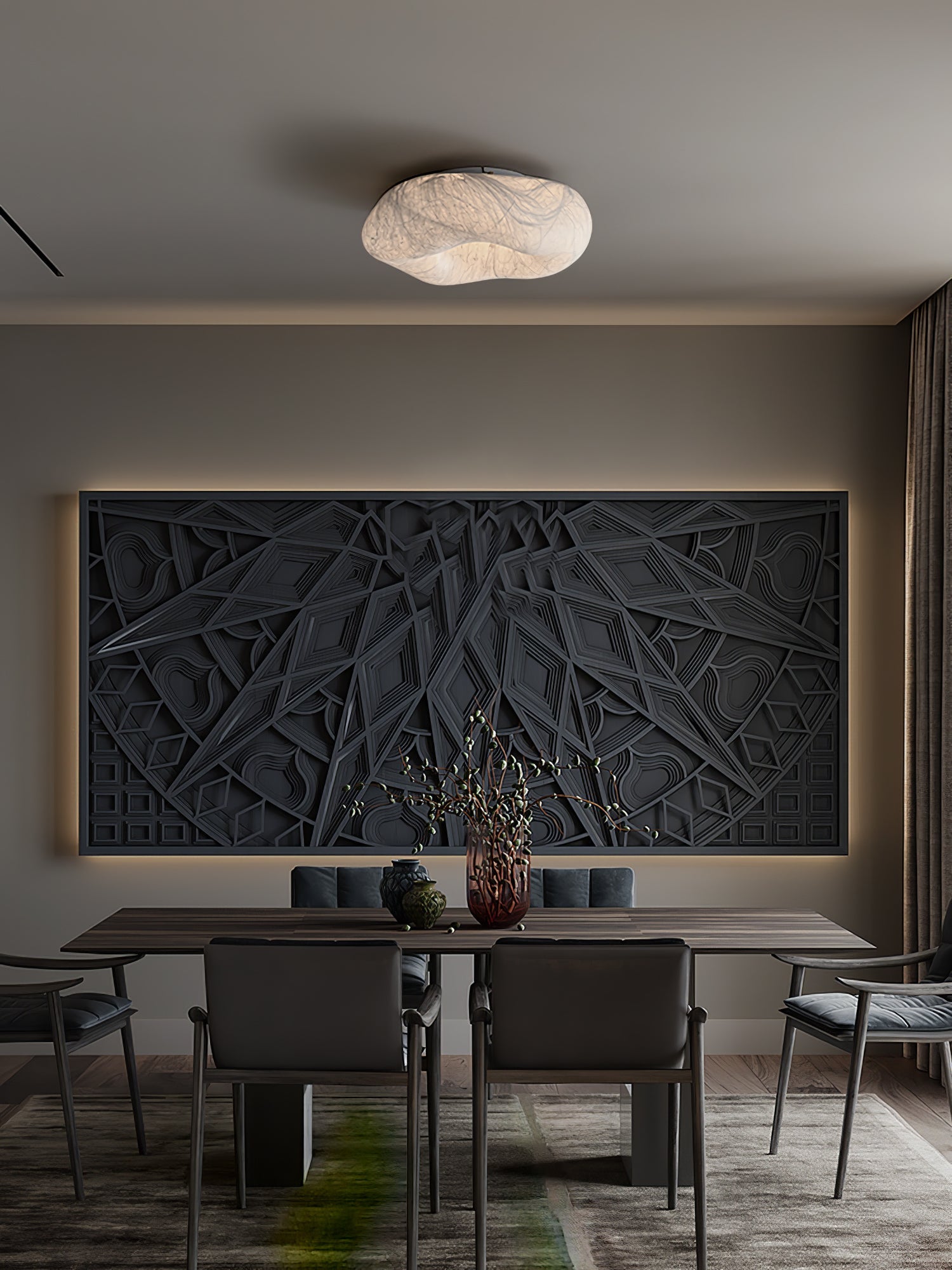 Yunduo Silk Ceiling Lamp - Blowlighting