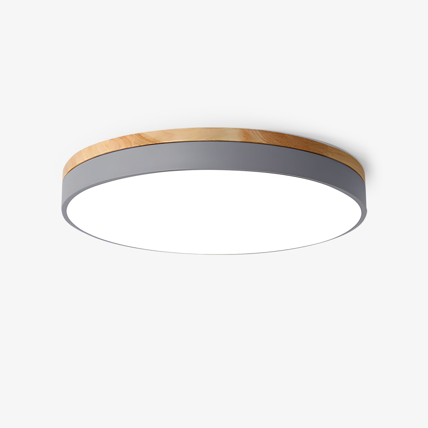 Zara Circular Wood Ceiling Lamp - Blowlighting