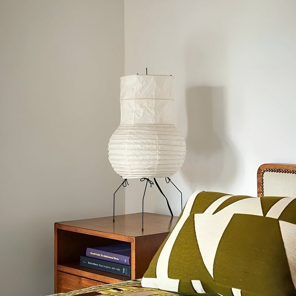 Zara Rice Paper Lantern Table Lamp - Blowlighting